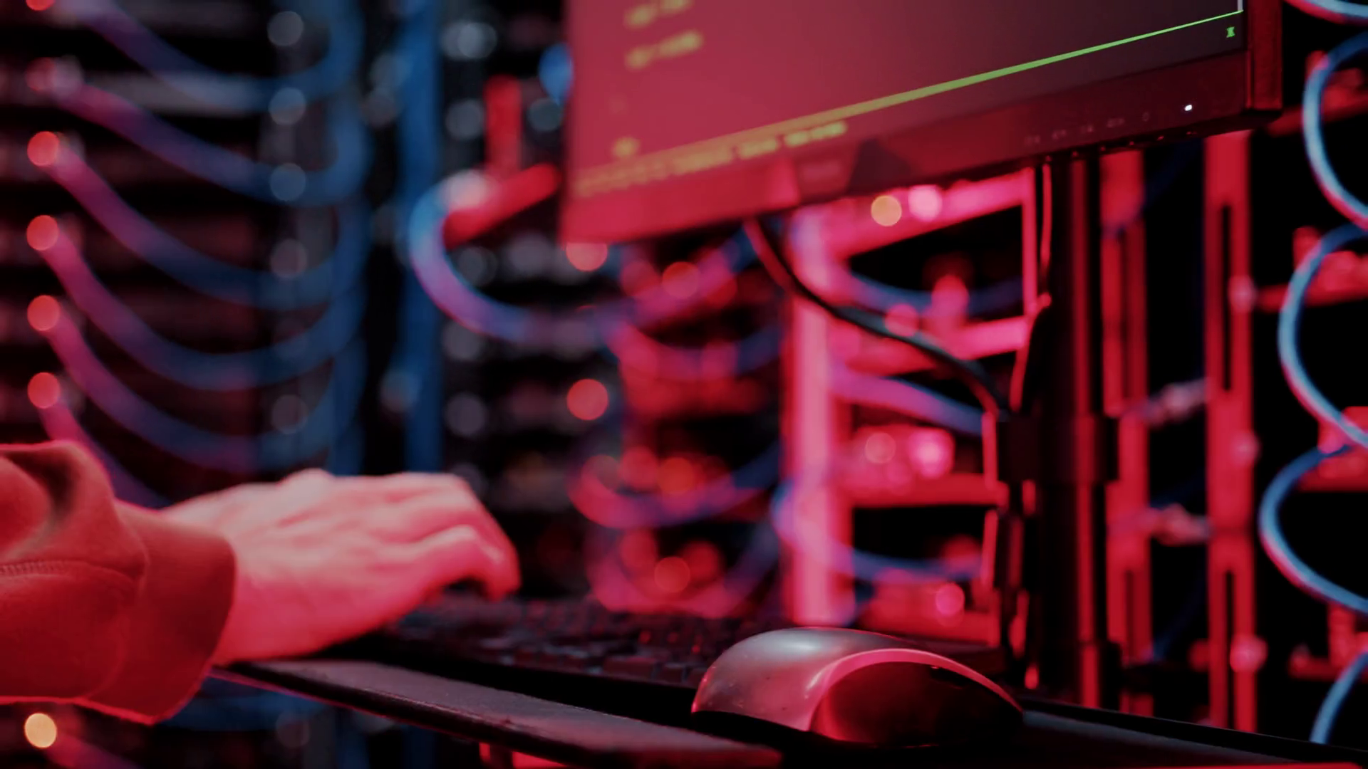 Close Up Of Man Punching Keypad On Computer Stock Footage SBV-352304136 ...