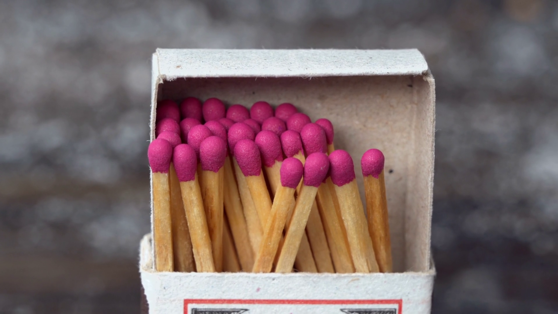 Close Up Of Pack Of Matches On Brown Stock Footage SBV-352453615 ...