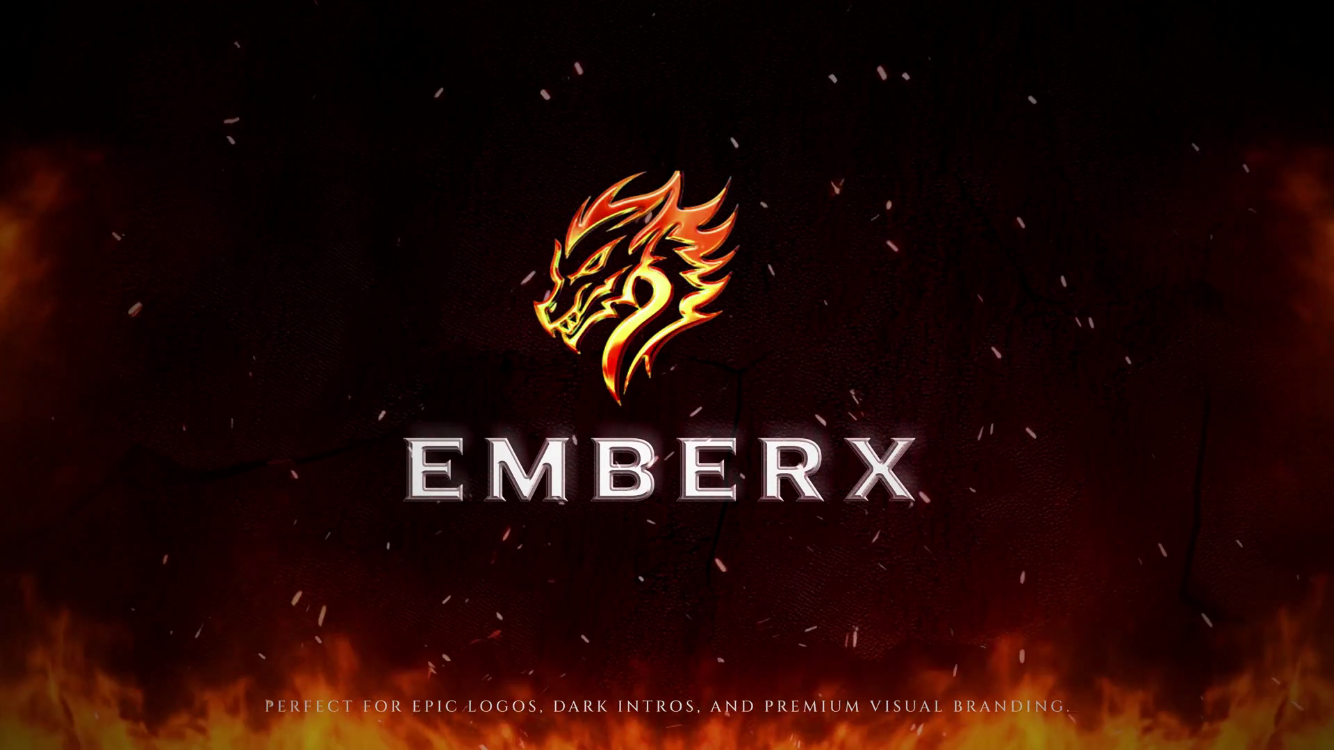 AE Template: Epic Cinematic Fire Logo Reveal Ae SBV-354083224 - Storyblocks