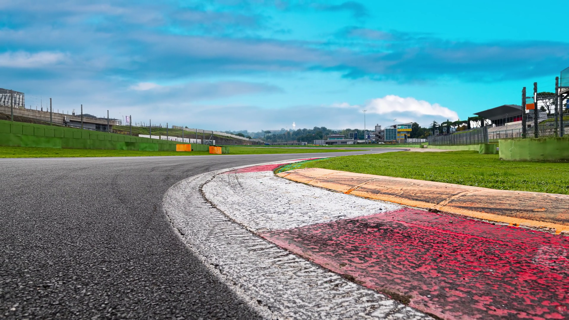 Motor Sport Race Track View Curb Detail Of Stock Footage SBV-348535641 ...