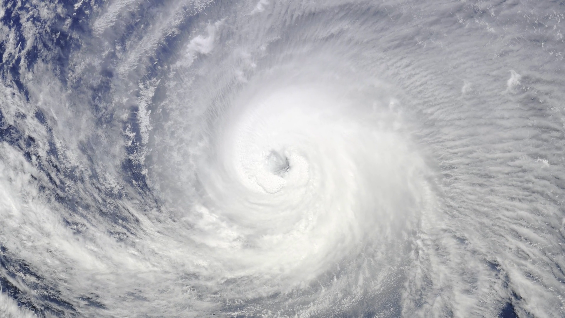Satellite View Of Typhoon Eye Rotating Stock Motion Graphics SBV ...