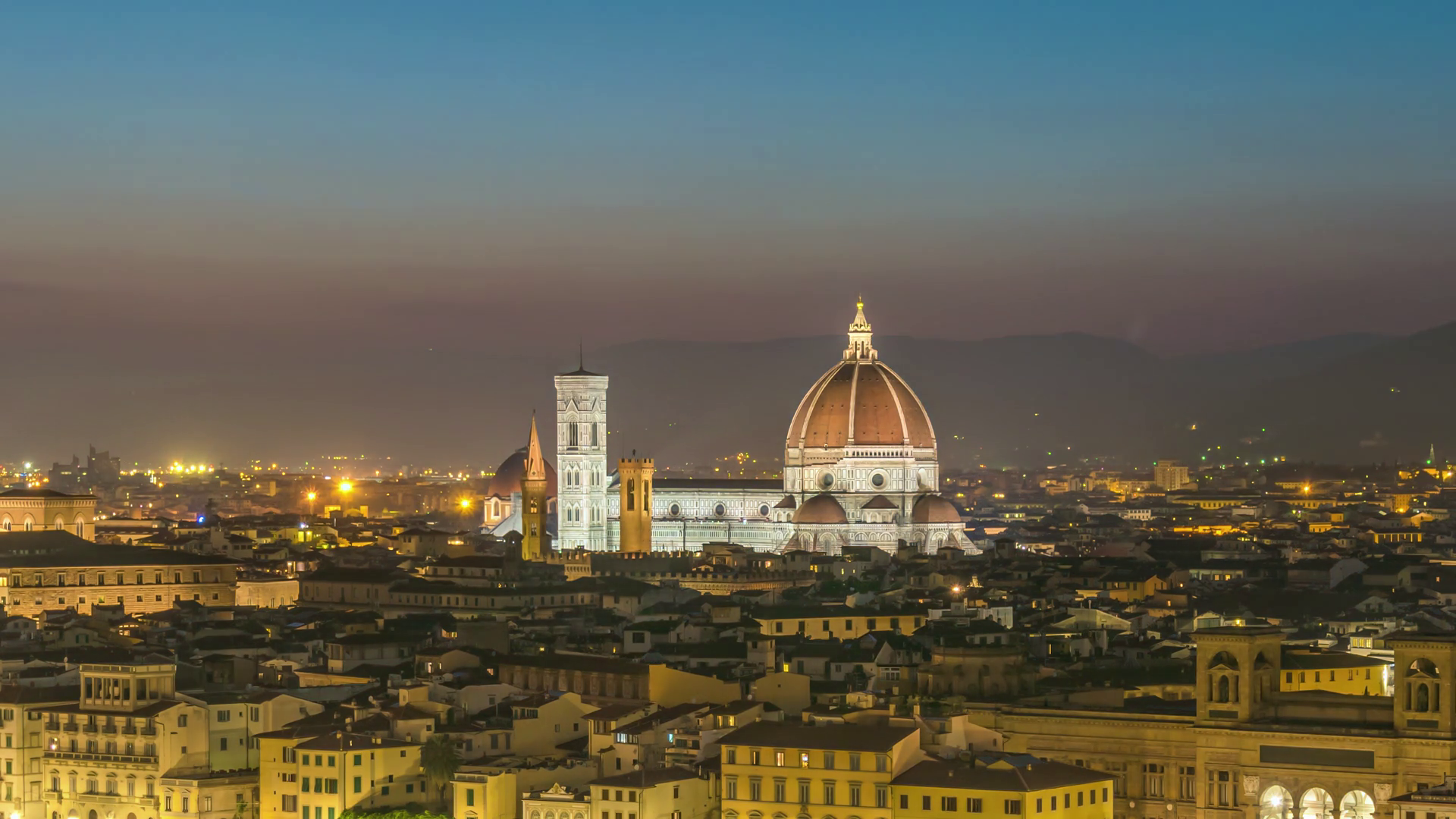 Florence Italy Time Lapse City Skyline Day Stock Footage SBV-348437534 ...