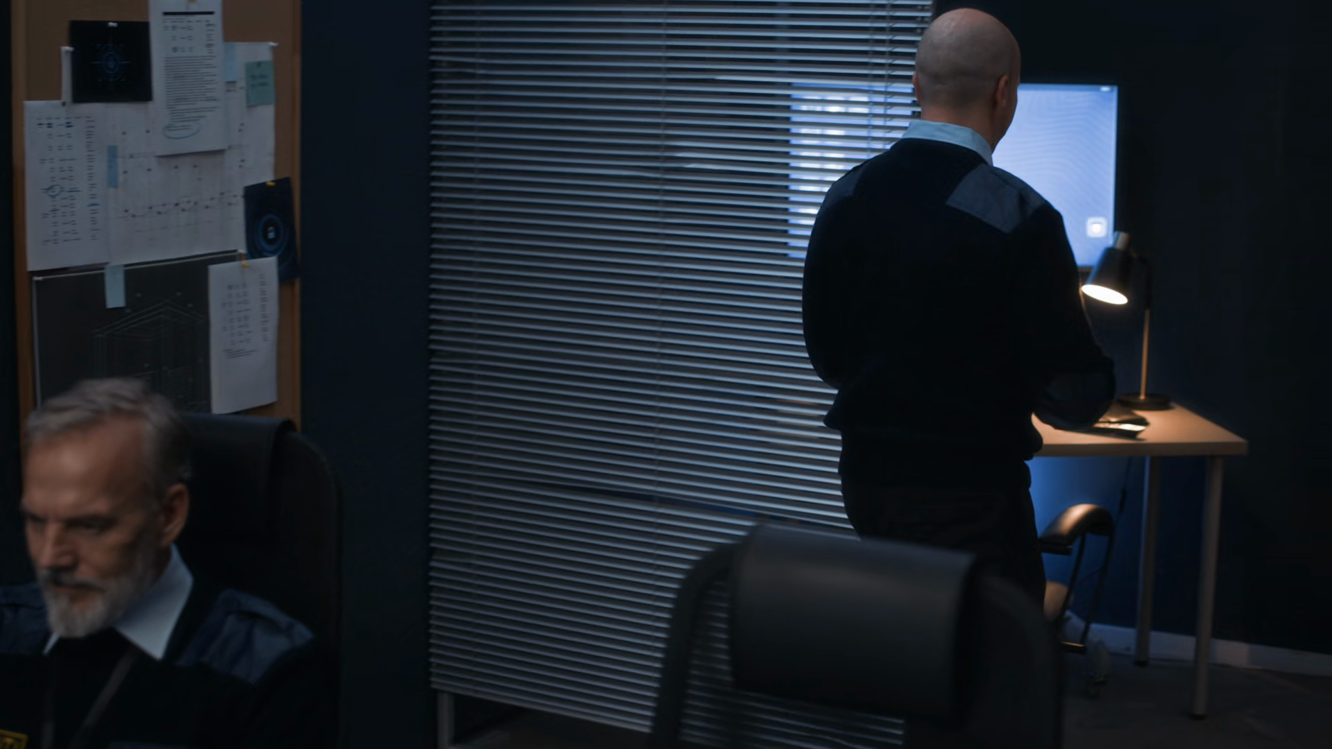 Two Professional Male Security Guards Stock Footage SBV-353506298 ...