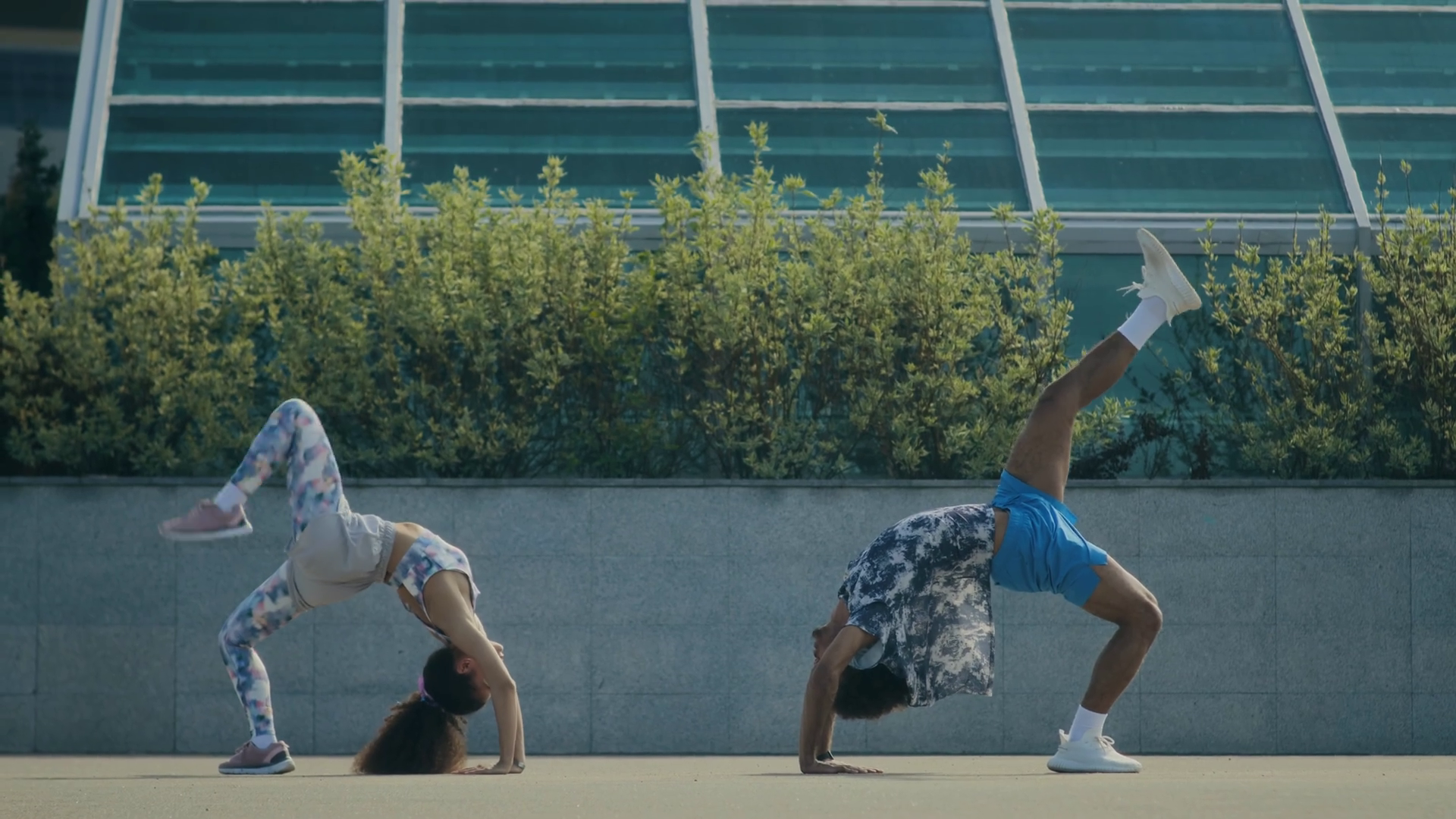 Tilt Up Shot Of Young Couple In Sportswear Stock Footage SBV-349157502 ...