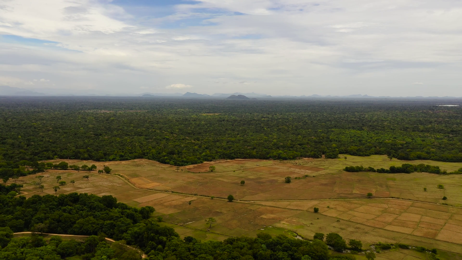 Aerial View Of Rural Area With Agricultural Stock Footage SBV-353292053 ...