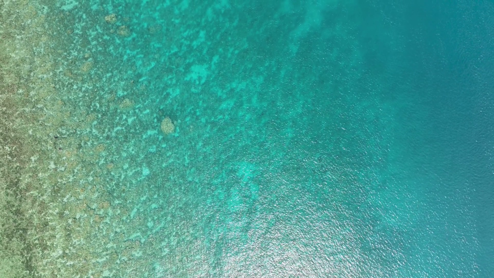 Turquoise Surface Of Sea Glare Of Sun Stock Footage SBV-348675885 ...