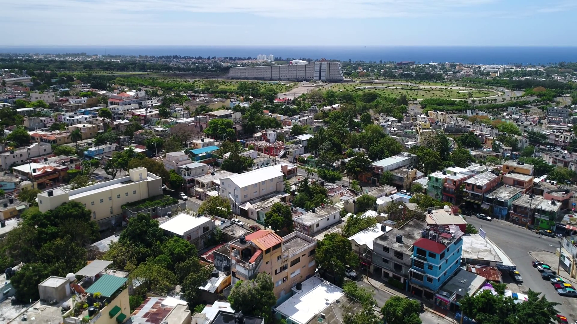 Dominican Republic Slums Columbus Lighthouse Stock Footage SBV ...