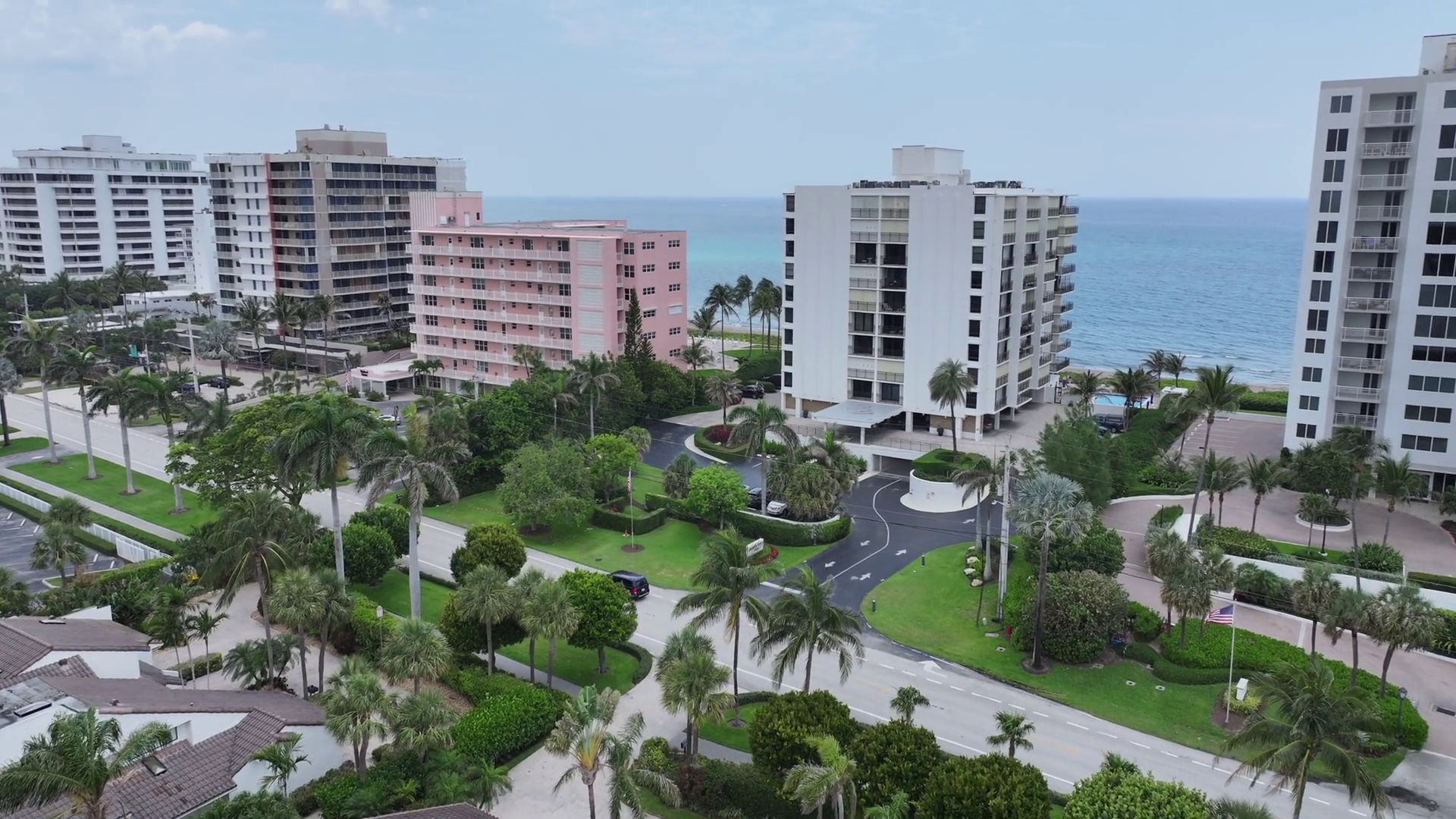 Aerial View Of Boca Raton With Coastal Stock Footage SBV-349055040 ...