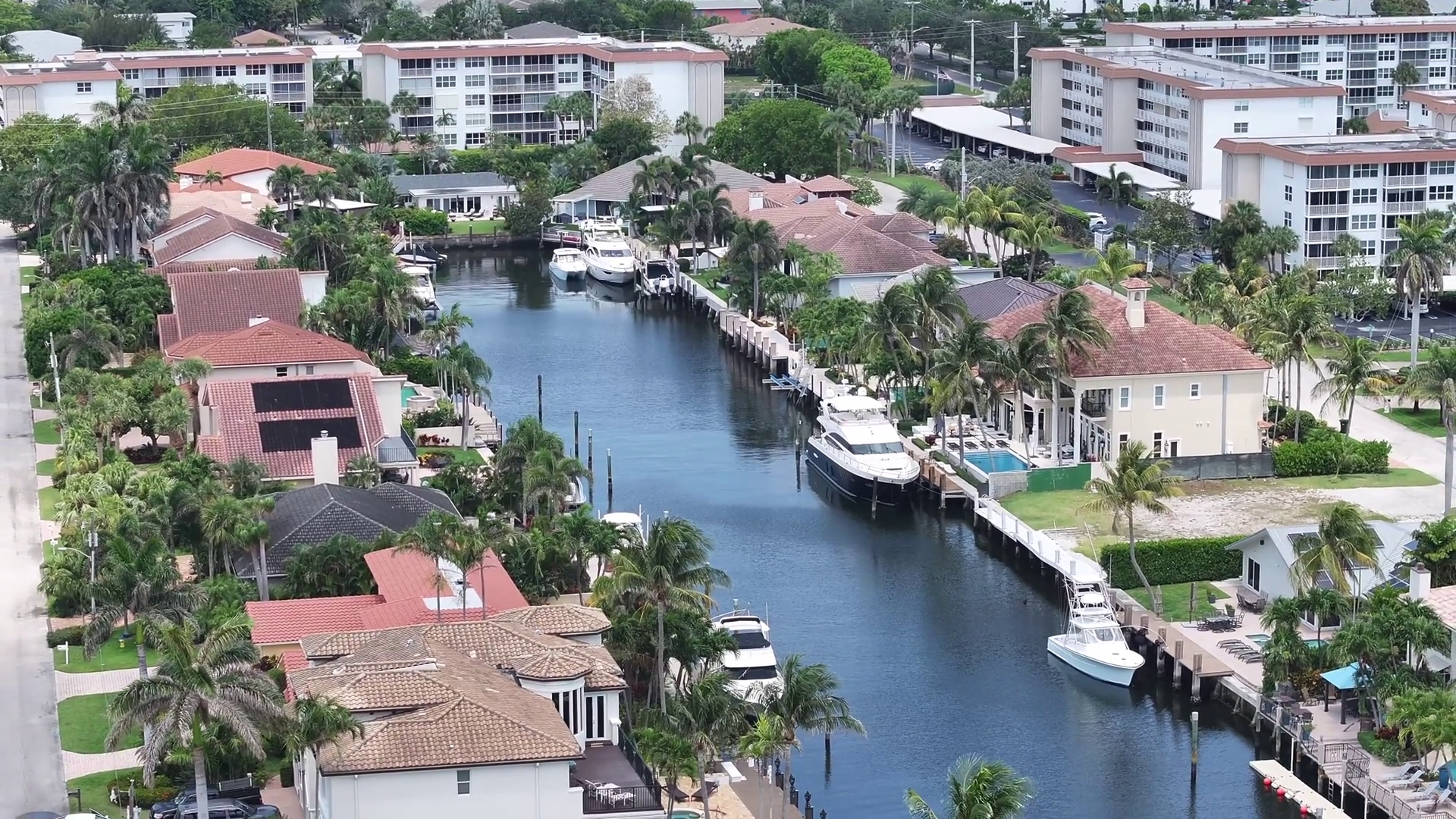 Aerial View Of Boca Raton Waterfront With Stock Footage SBV-349055005 ...