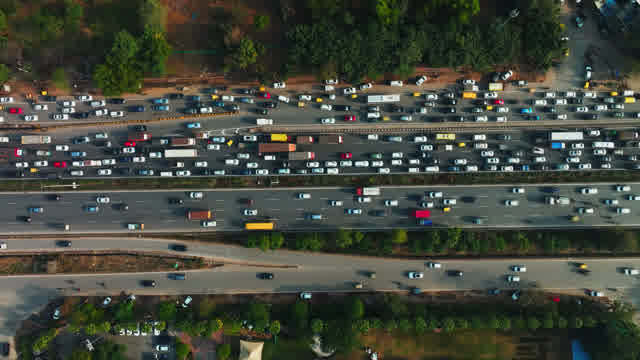 Traffic Gridlock Stock Footage: Royalty-Free Video Clips - Storyblocks