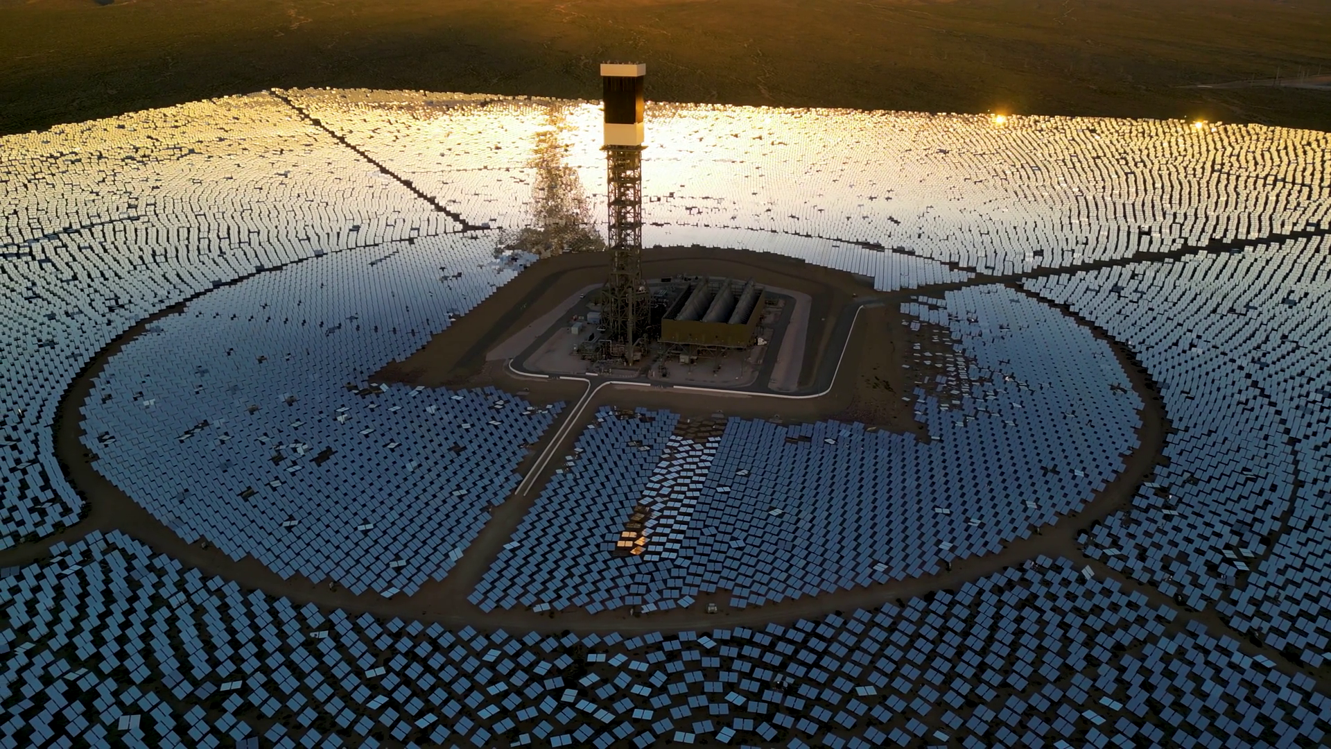 Aerial View Of Ivanpah Solar Plant With Stock Footage SBV-349238843 ...