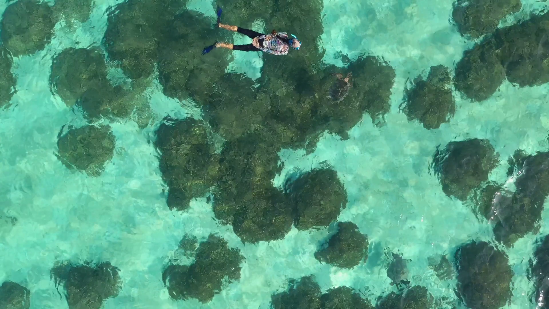 Aerial View Of Beautiful Blue Ocean With Stock Footage SBV-349043729 ...
