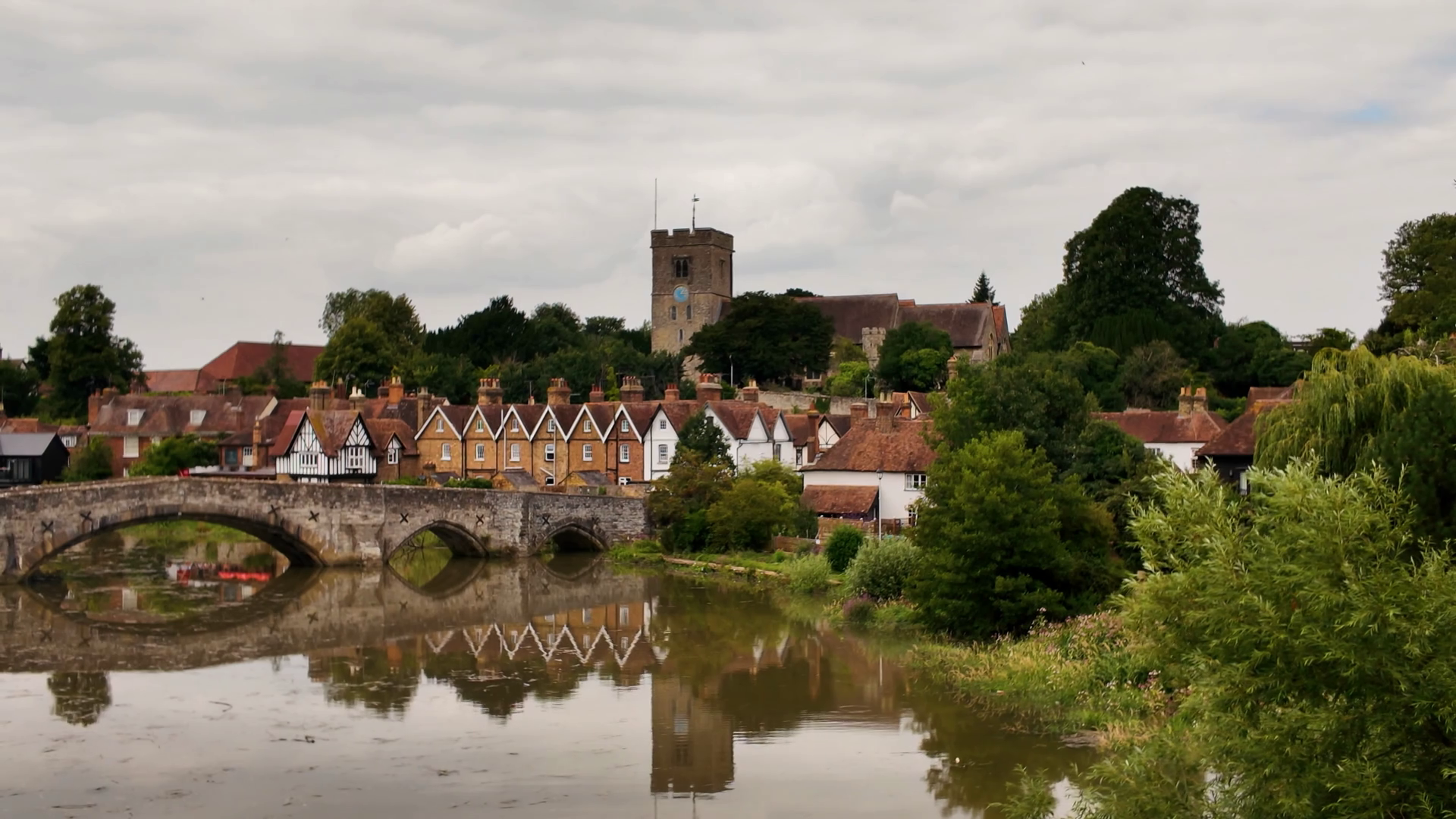 Medieval Architecture In Aylesford Kent Stock Footage SBV-352941144 ...