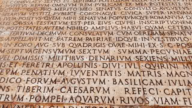 Deeds Of Divine Augustus Stock Footage: Royalty-Free Video Clips ...