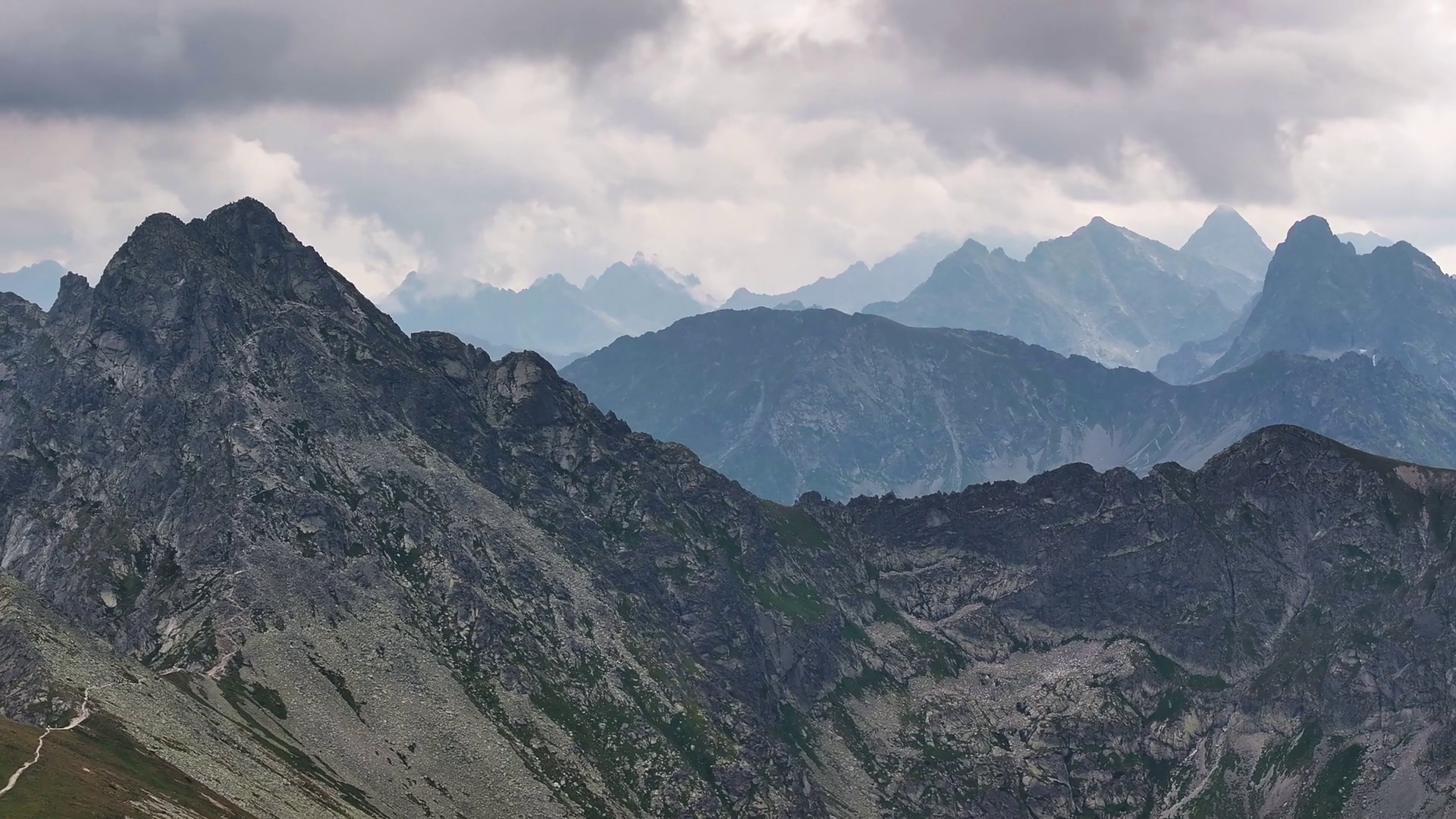 Majestic Mountain Ranges Reveal Hidden Stock Footage SBV-352656019 ...