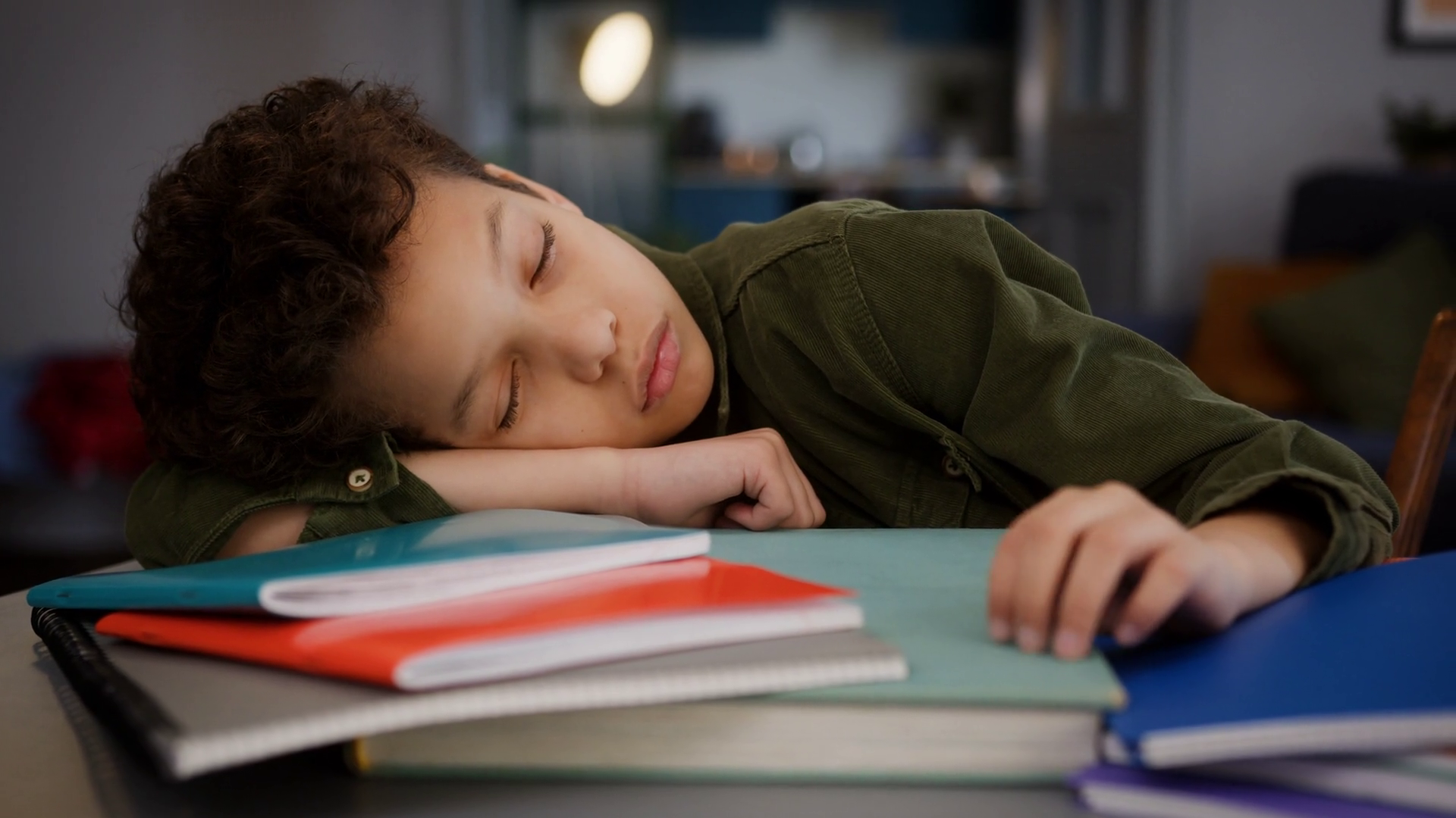Tired Sleeping Napping Exhausted Ill Sick Stock Footage SBV-353081654 ...