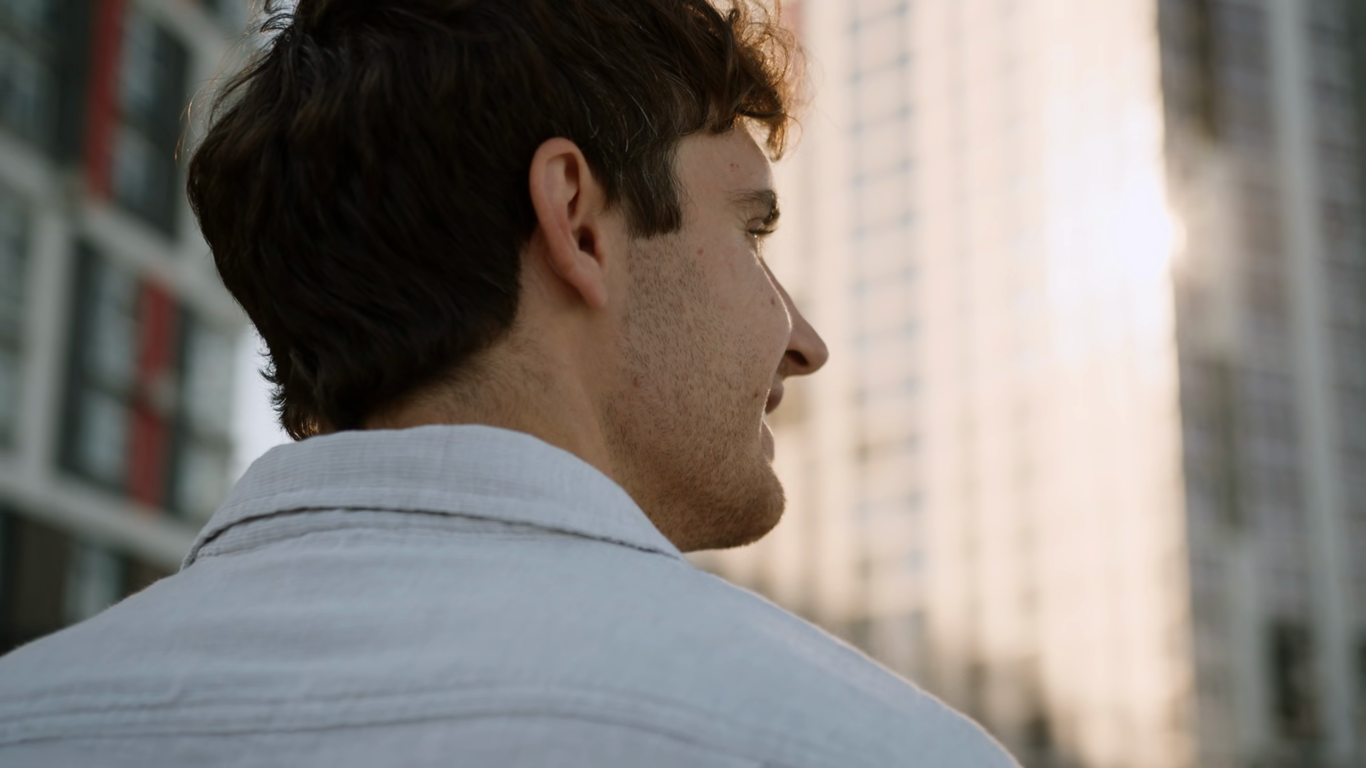 Back View From Behind Pensive Thinking Stock Footage SBV-353825629 ...