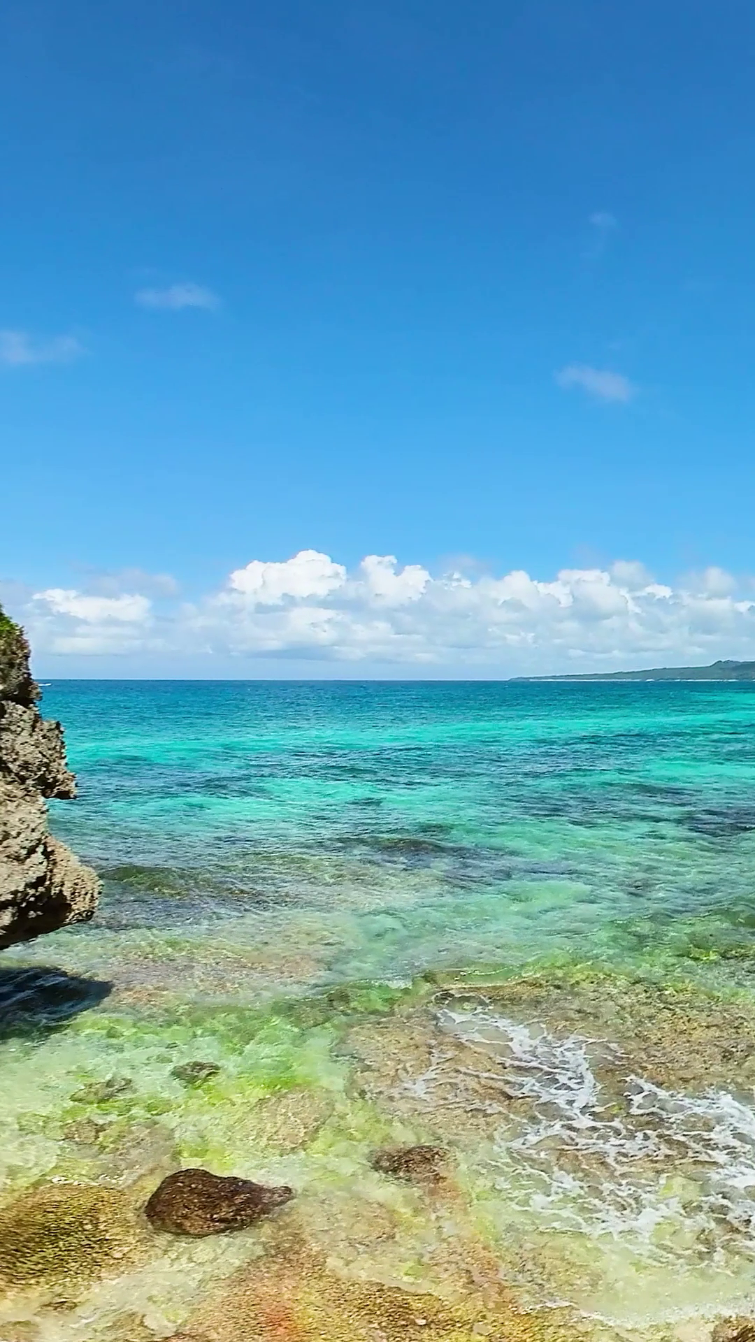 Natural Scenery Of Ocean Waves On Beach In Stock Footage SBV-353238315 ...