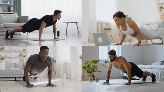 Physical Activity Inside Home Stock Footage: Royalty-Free Video Clips ...