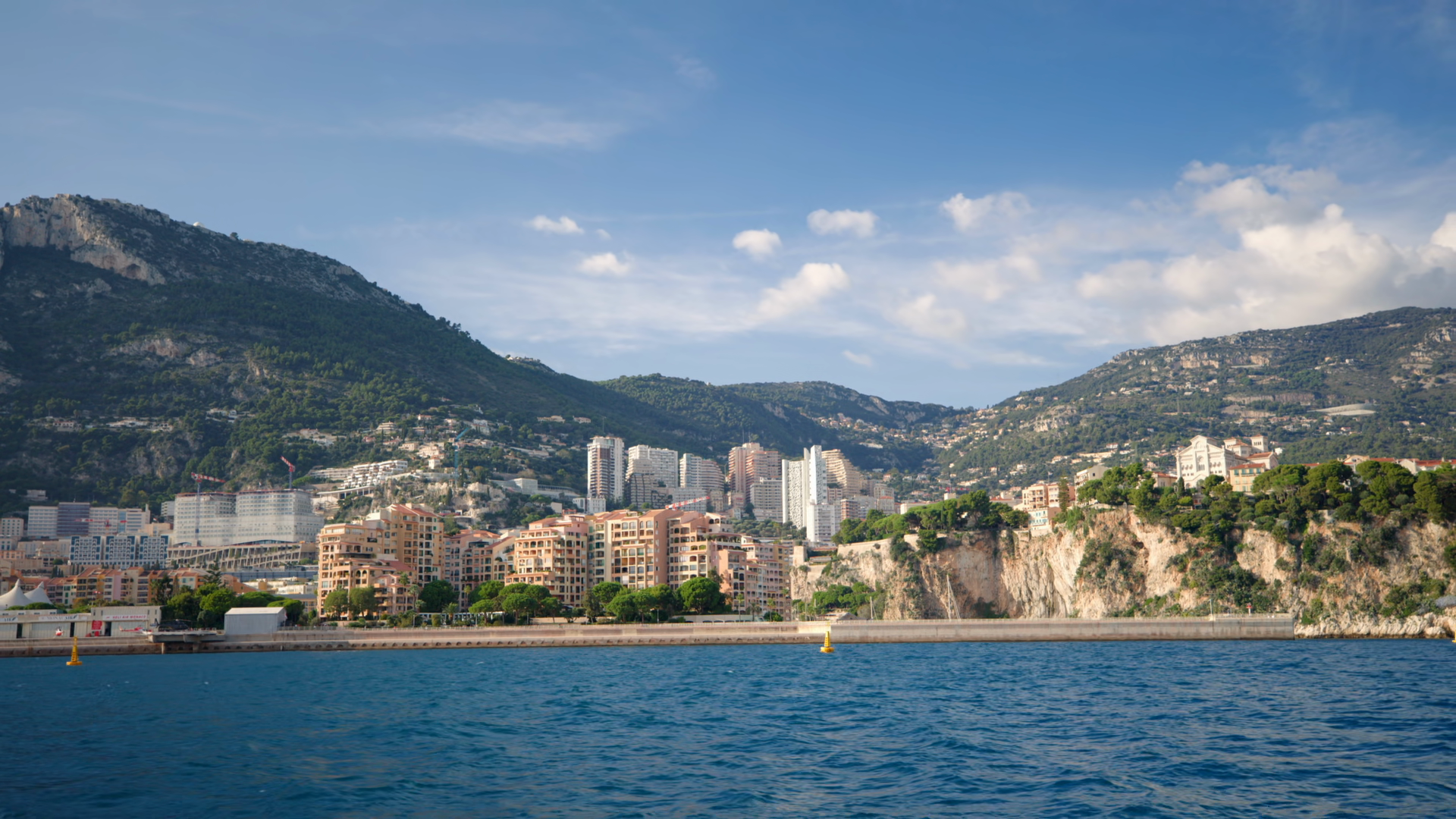 Breathtaking Coastal Landscape Of Monaco Stock Footage SBV-354426365 ...