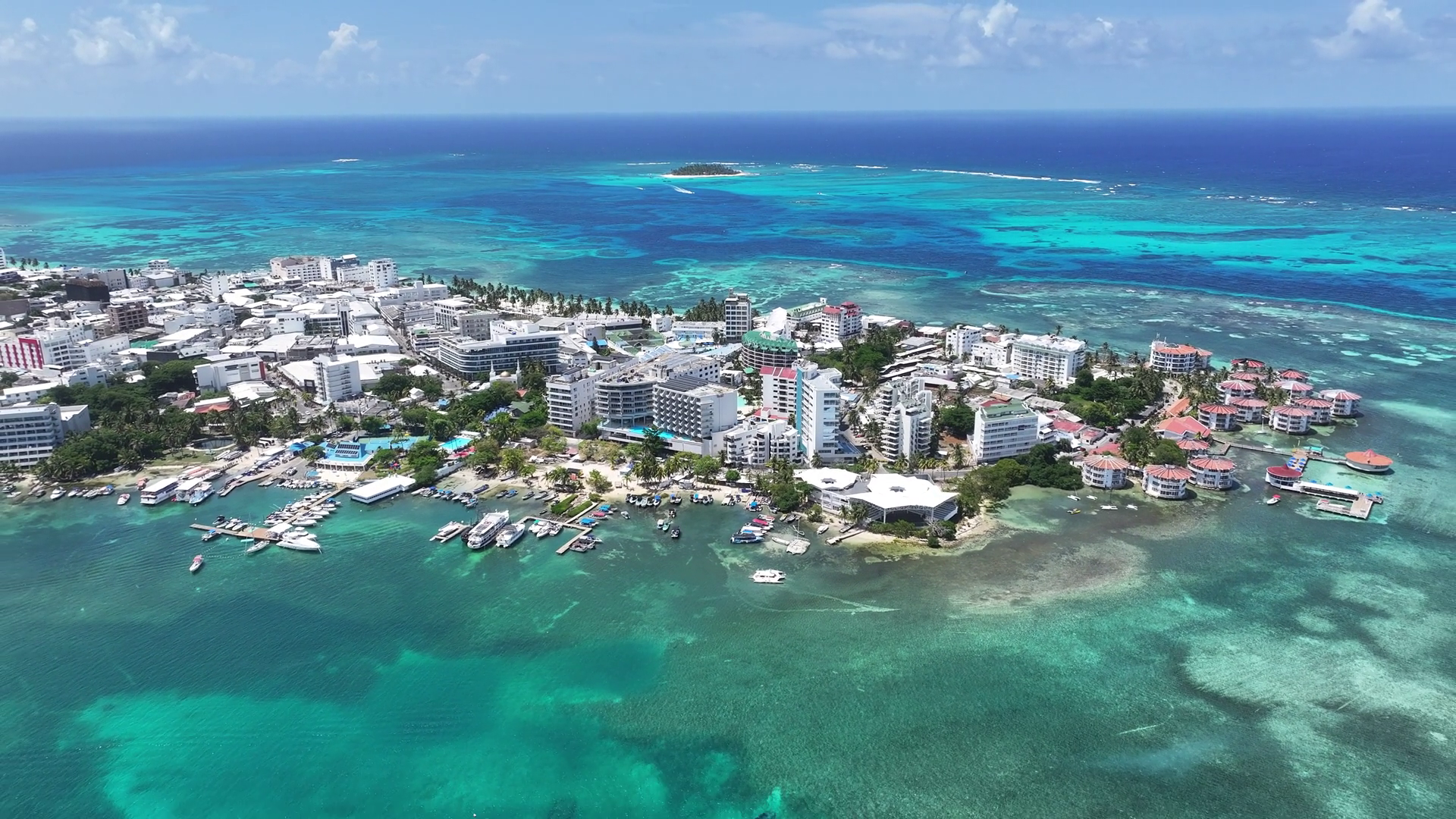 Spratt Bight Beach At San Andres Caribbean Stock Footage SBV-349003224 ...