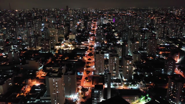 Brazil City Night Stock Footage: Royalty-Free Video Clips - Storyblocks