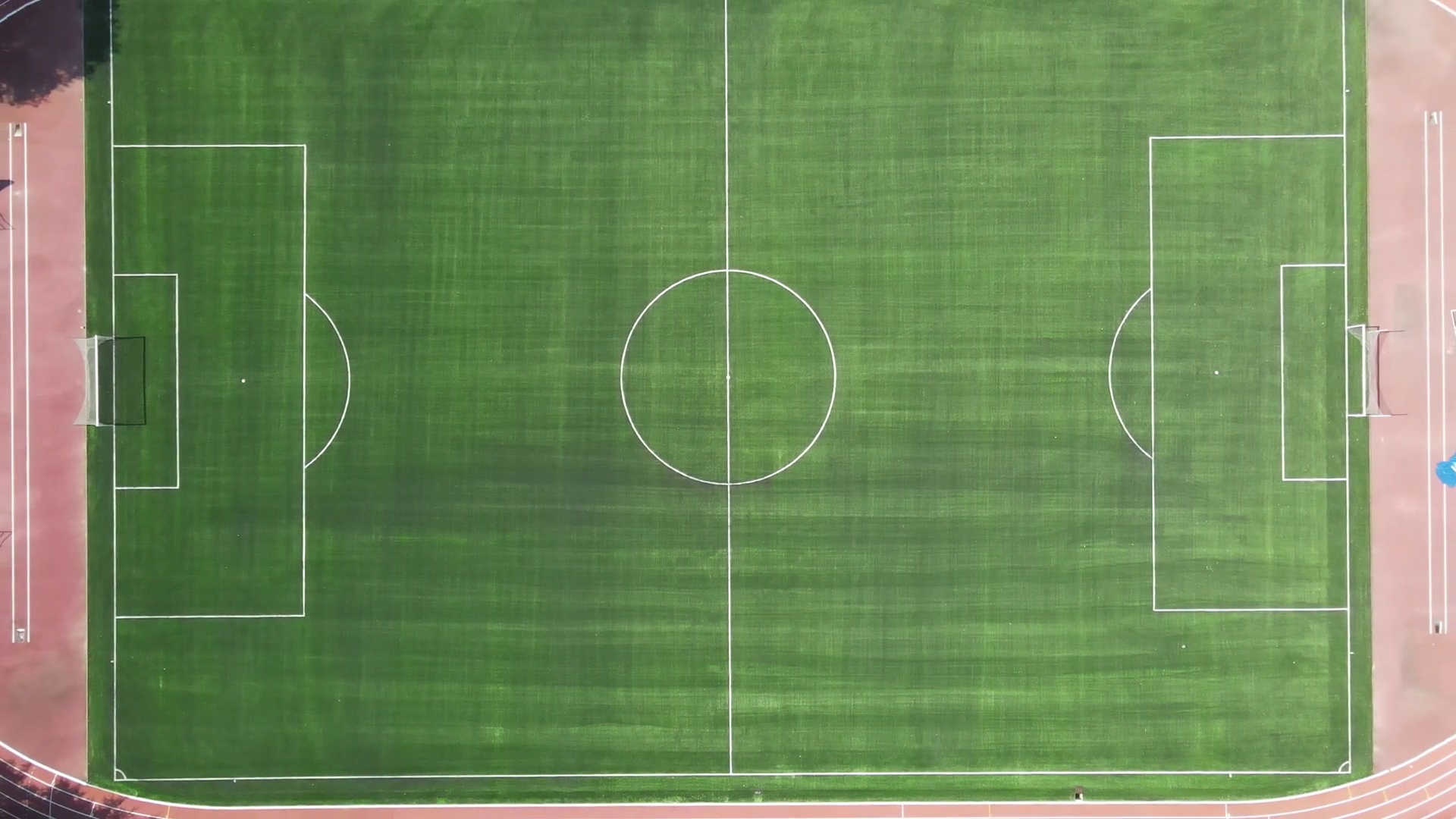 Soccer Field In Public Park Top View From Stock Footage SBV-347678765 ...