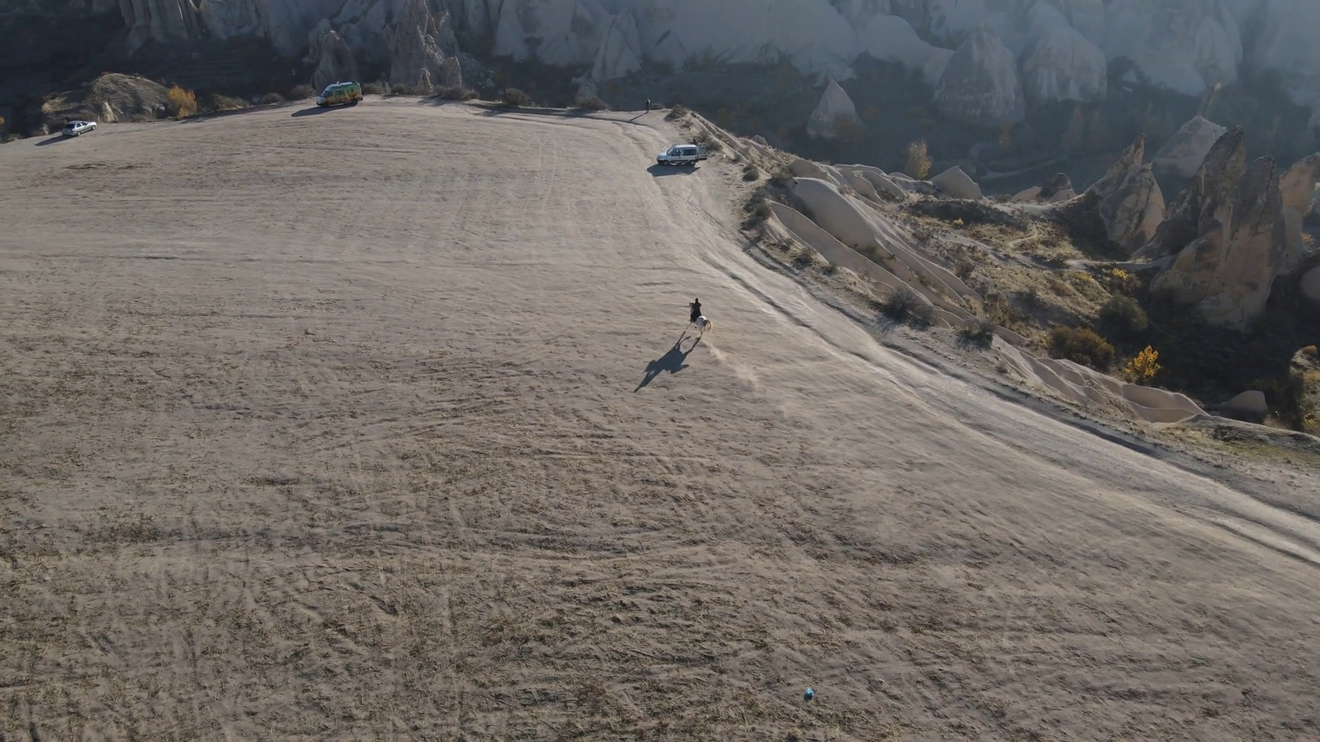 Horse Riding Sport Shot With Drone From Air Stock Footage SBV-347643549 ...