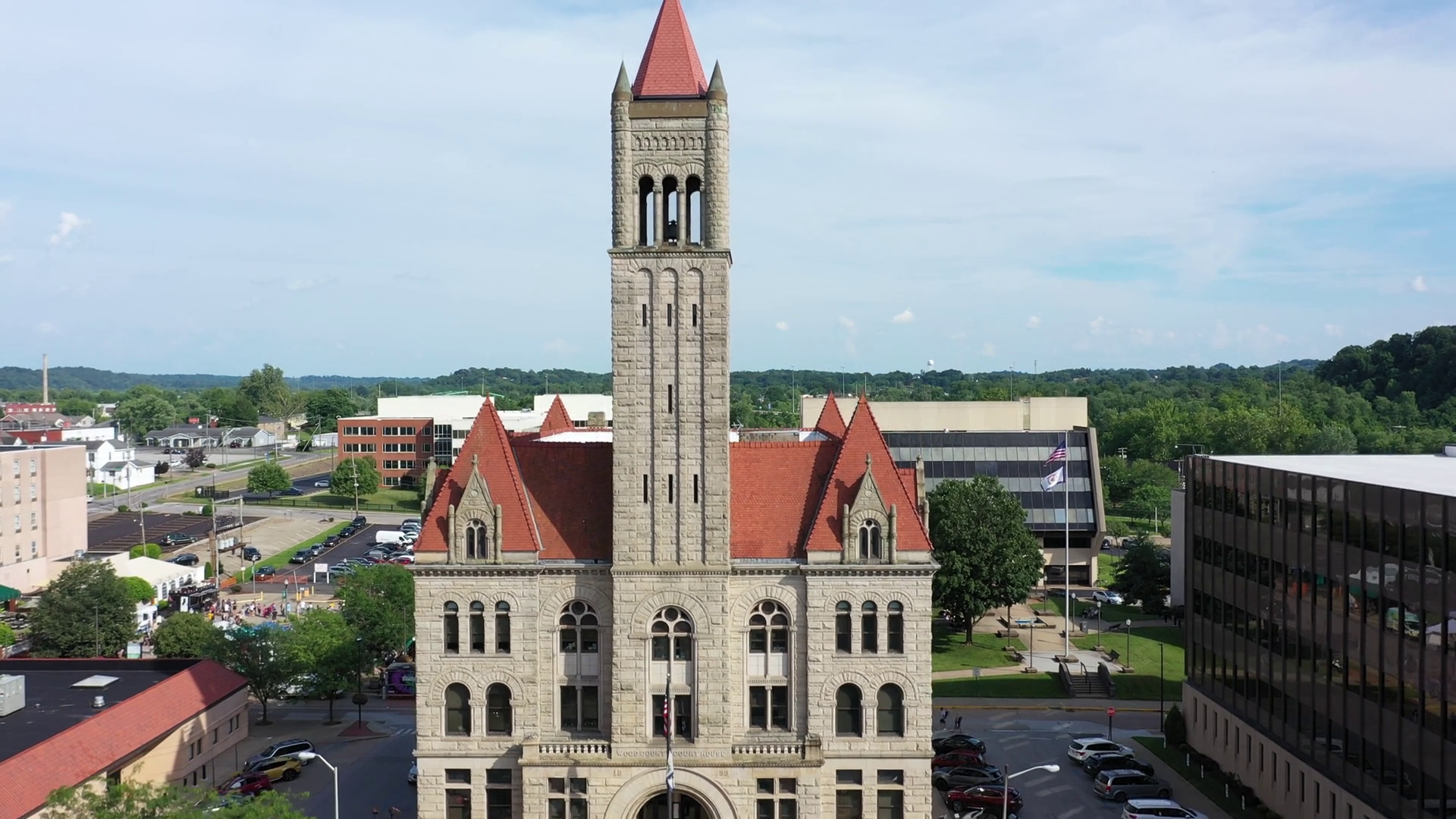 Exploring Historic Courthouse Architecture Stock Footage SBV-352355689 ...