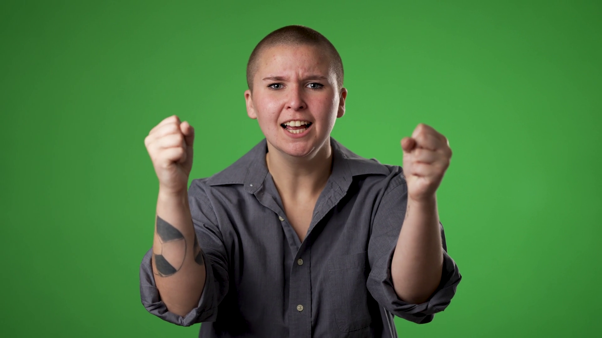 Angry Frustrated Despair Upset With Clenched Stock Footage SBV ...