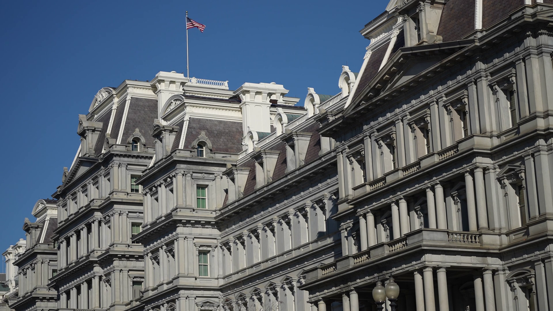 The Eisenhower Executive Office Building Stock Footage SBV-352116645 ...