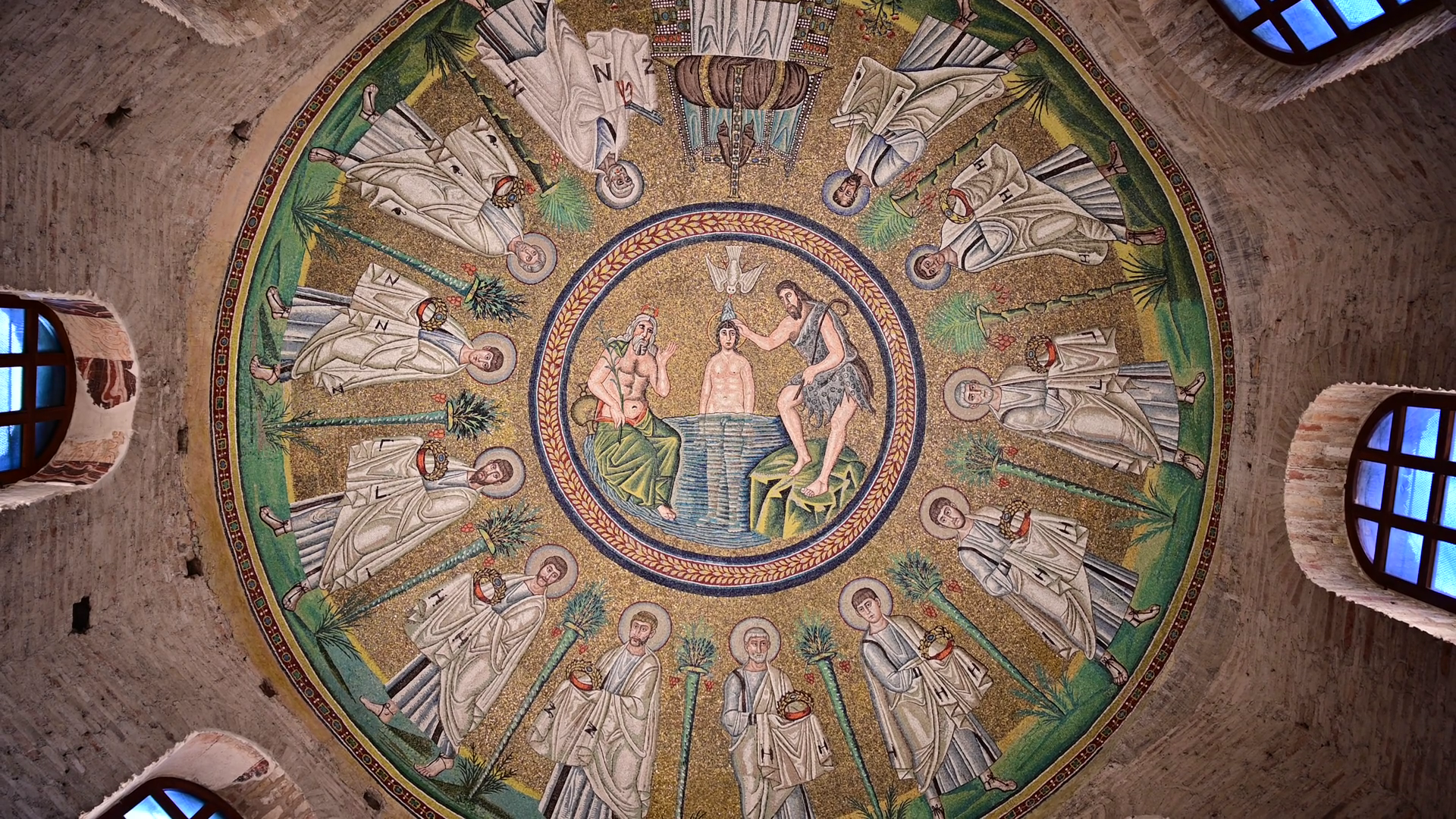 ravenna-italy-december-2019-arian-baptistery-stock-footage-sbv