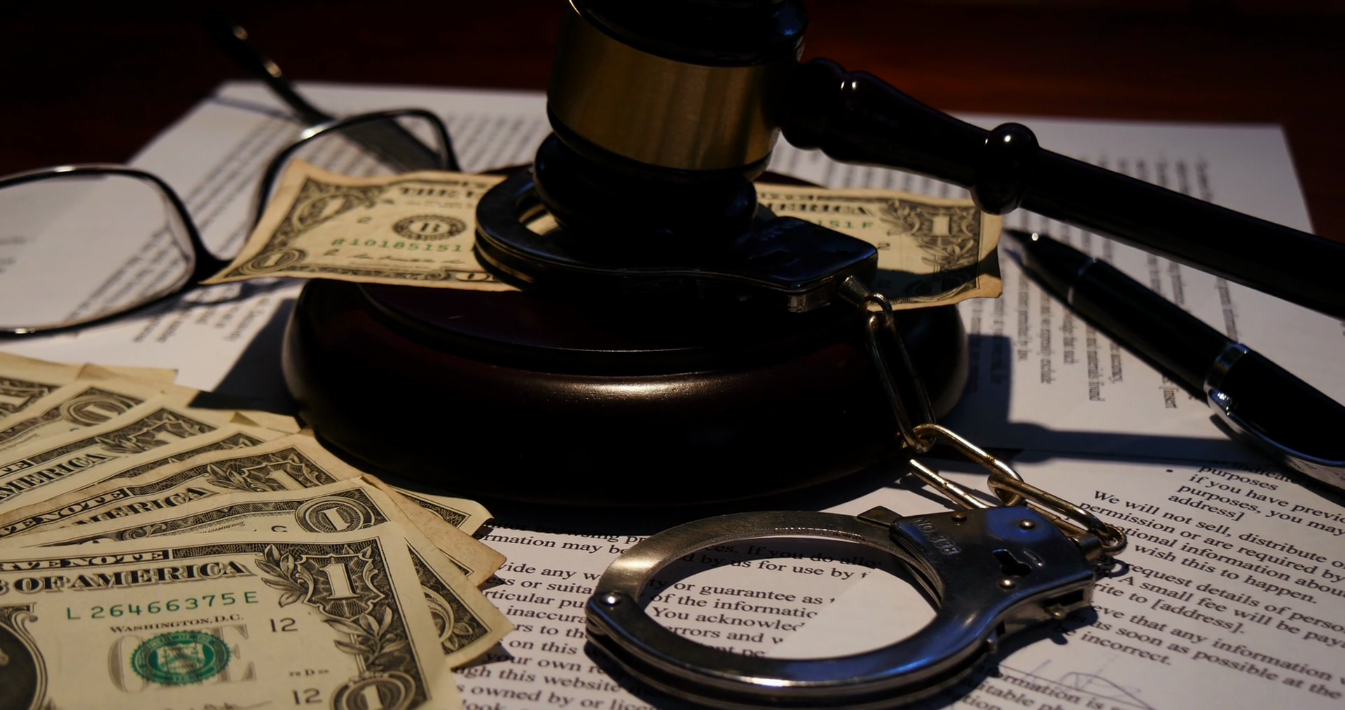 Money In Judgment Justice In Court Of Law Stock Footage SBV-305654981 ...