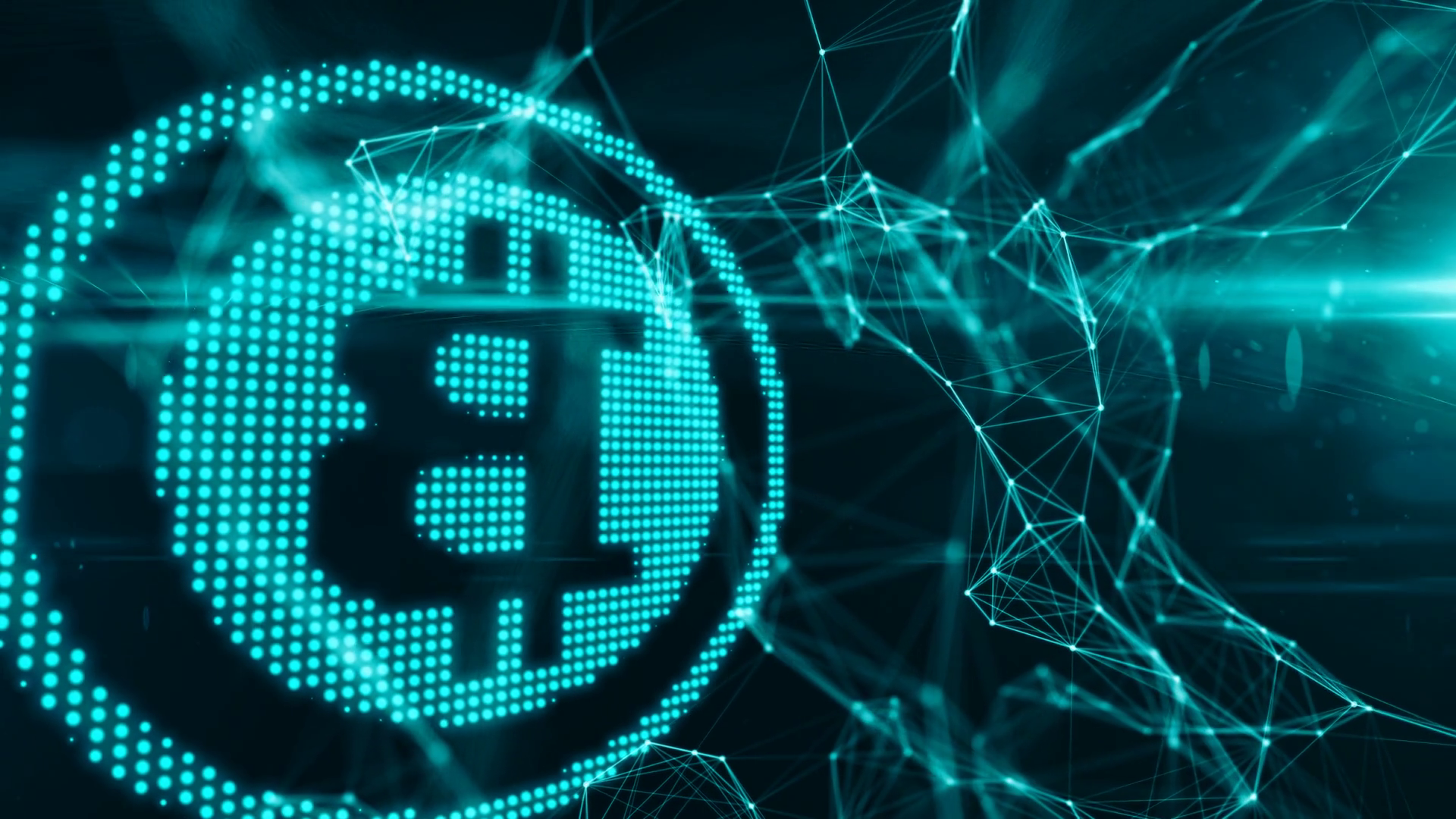 Bitcoin Secure Global Financial Network Stock Footage SBV-317642197 ...