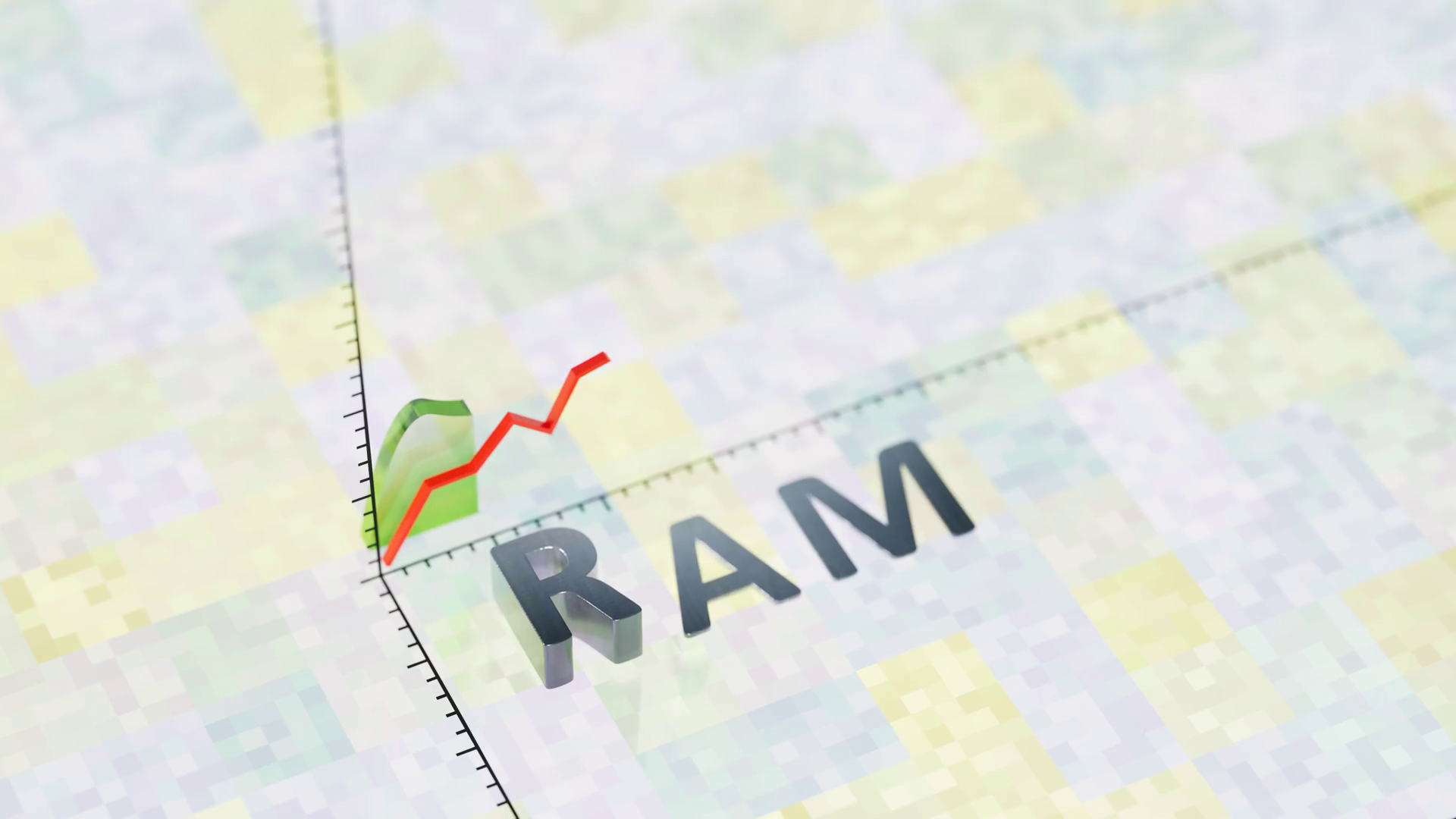 Ram Price Surge Illustrated With Rising Chart Stock Motion Graphics SBV ...