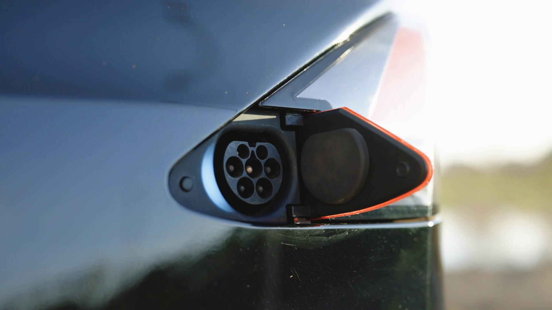 Type 2 Plug Port On Electric Vehicle Fast Stock Footage SBV-349040597 ...