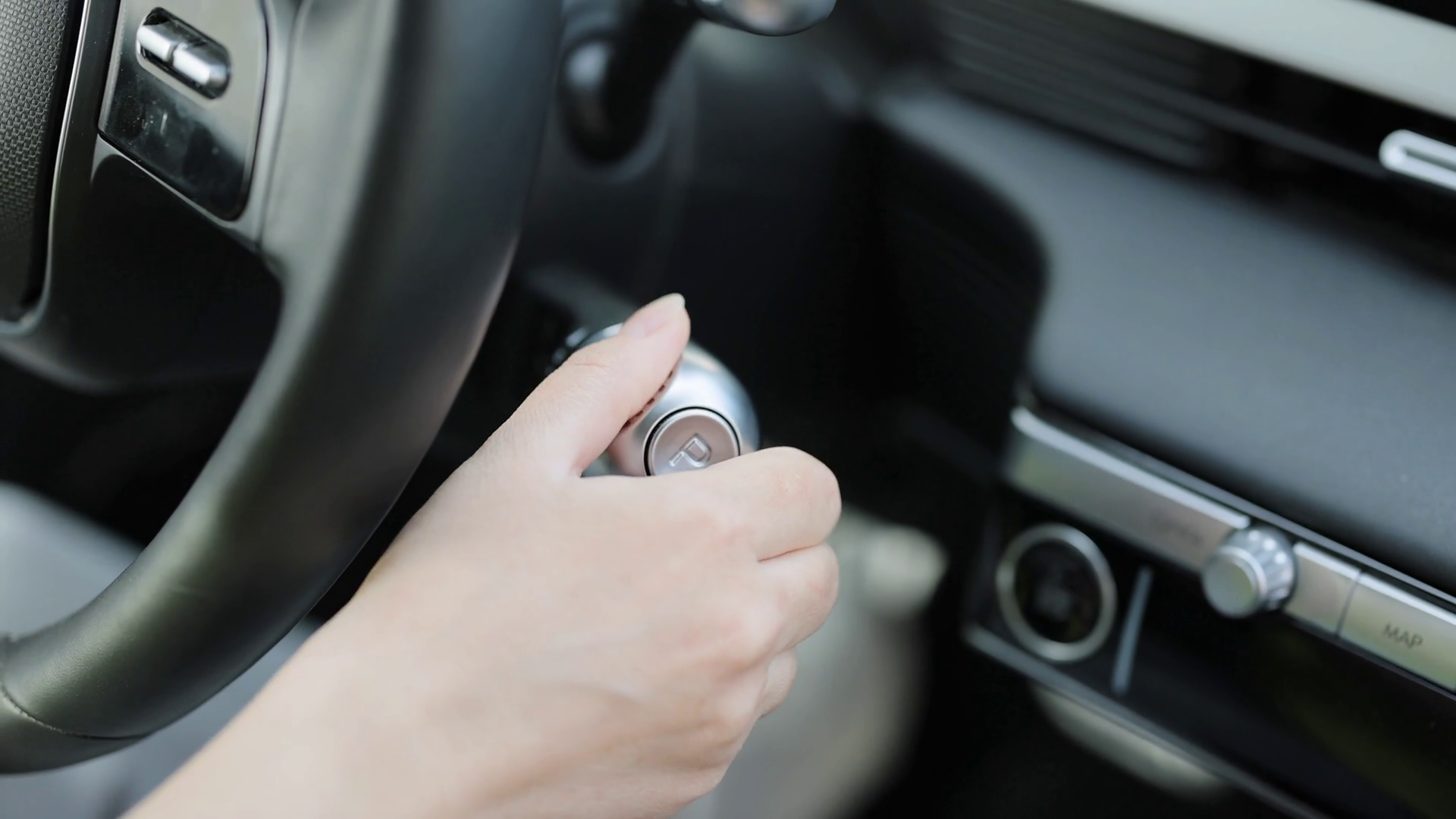 Shifting Automatic Transmission From P Stock Footage SBV-348963628 ...