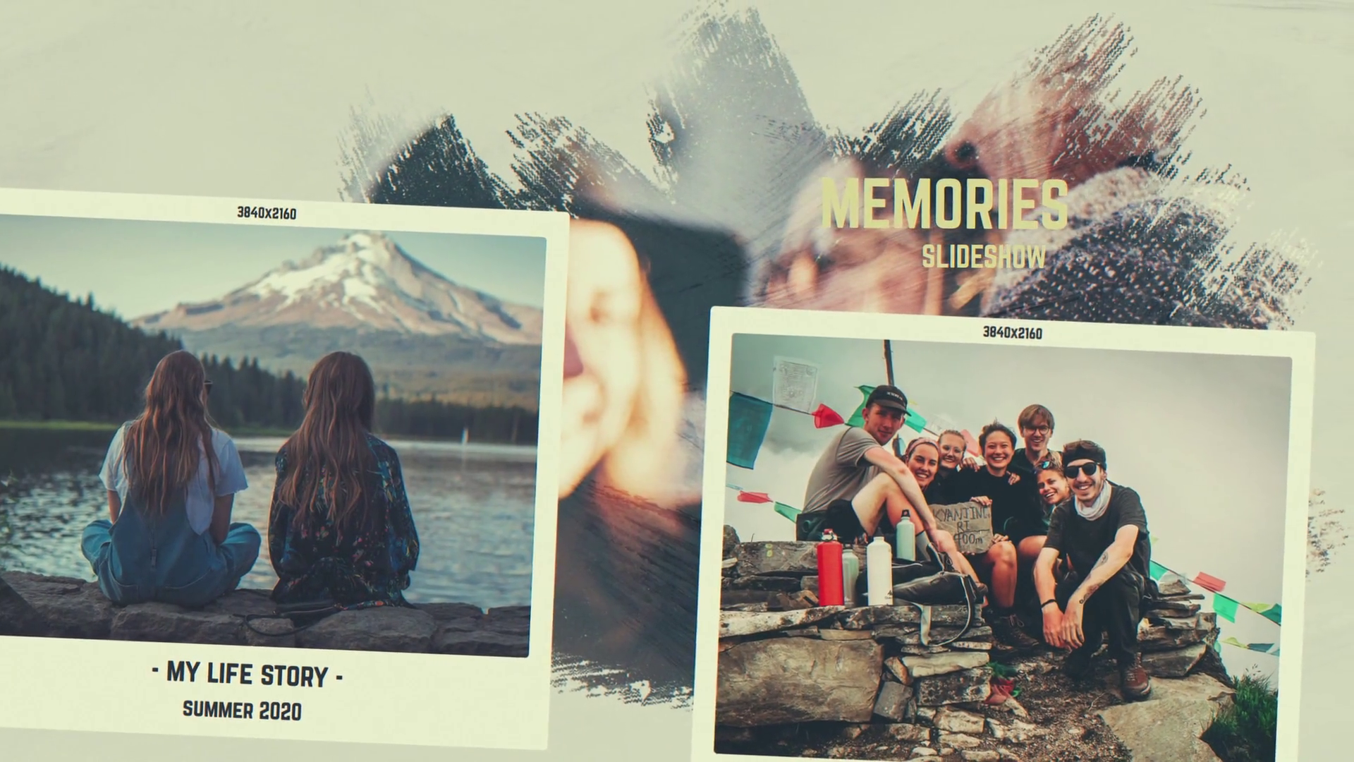 AE Template: Friends Story Brush Memories Slideshow SBV-338643119 ...
