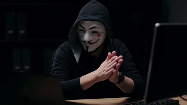 Hacker Mask Stock Footage: Royalty-Free Video Clips - Storyblocks