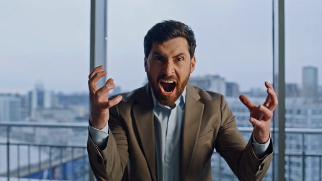 Angry Boss Stock Footage: Royalty-Free Video Clips - Storyblocks