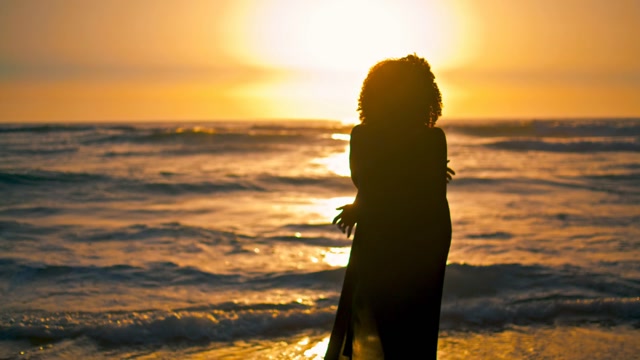 Black Woman In Swimwear Stock Footage: Royalty-Free Video Clips ...