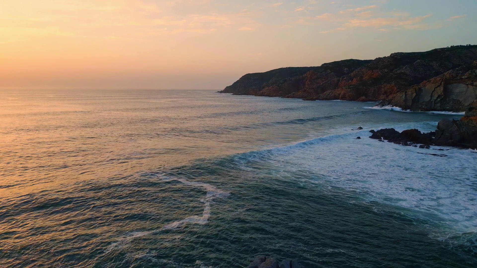 Ocean Waves Sunset Beach Nature Sea Water Stock Footage SBV-347651925 ...