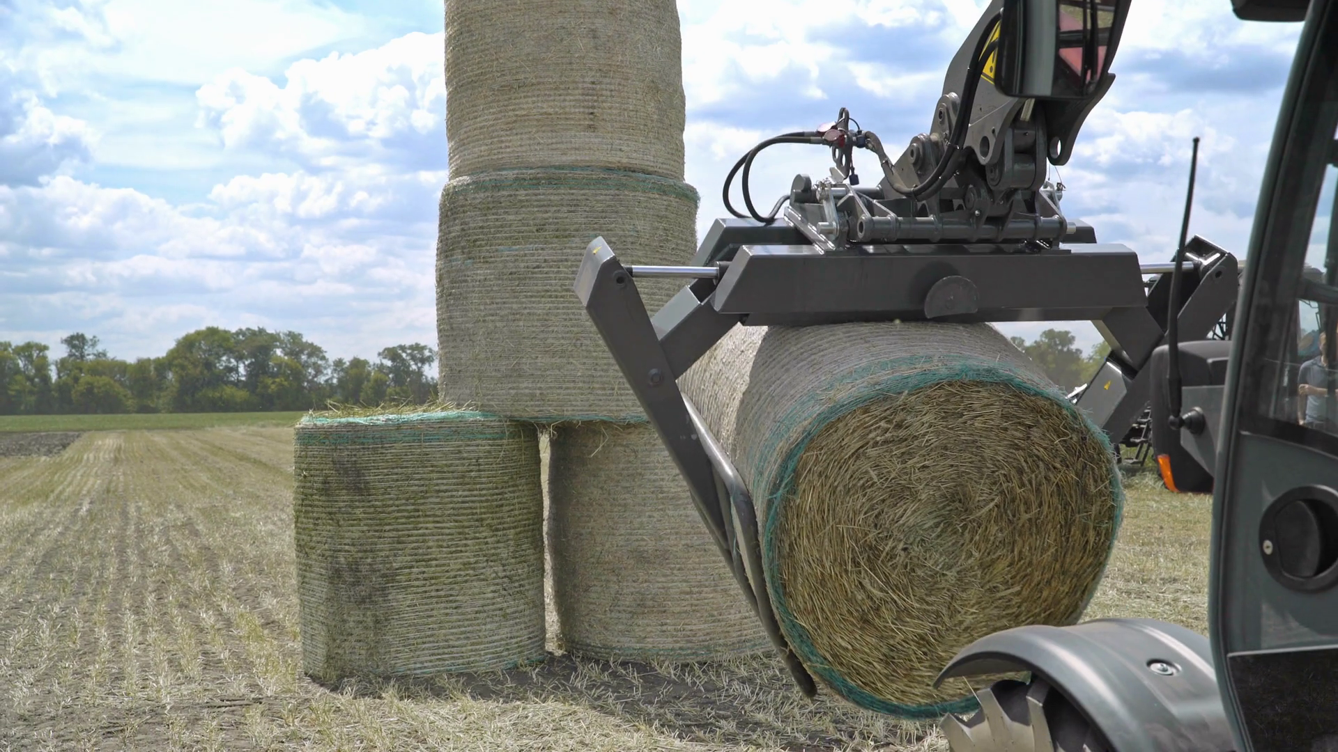 Agricultural Machinery Transporting Straw Stock Footage SBV-318134767 ...