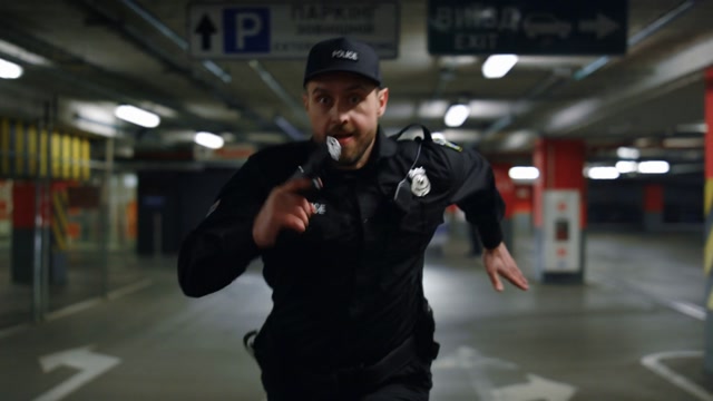 Policeman Running Stock Footage: Royalty-Free Video Clips - Storyblocks