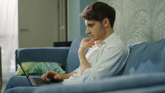 Man Computer Stock Footage: Royalty-Free Video Clips - Storyblocks