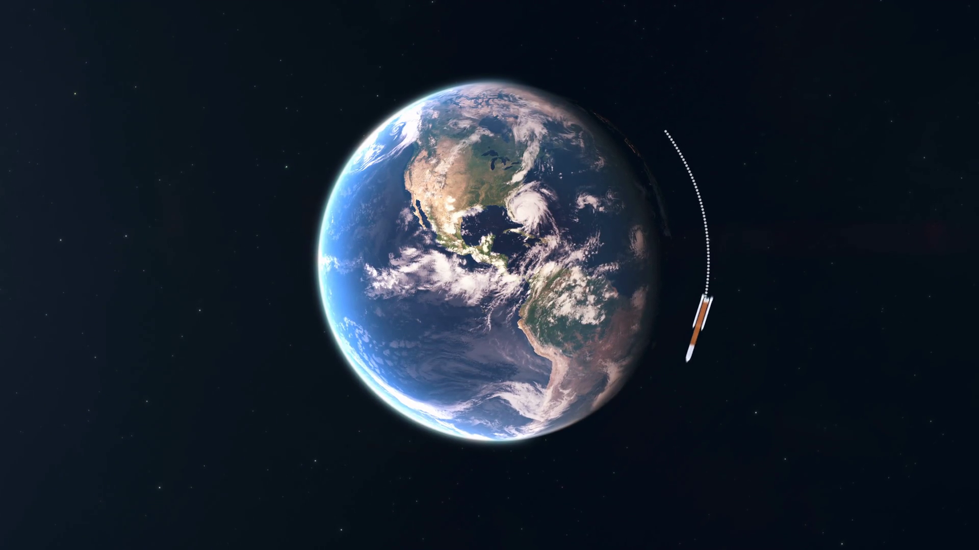 Animated Diagram Illustrating Flight Path Of Stock Motion Graphics SBV ...