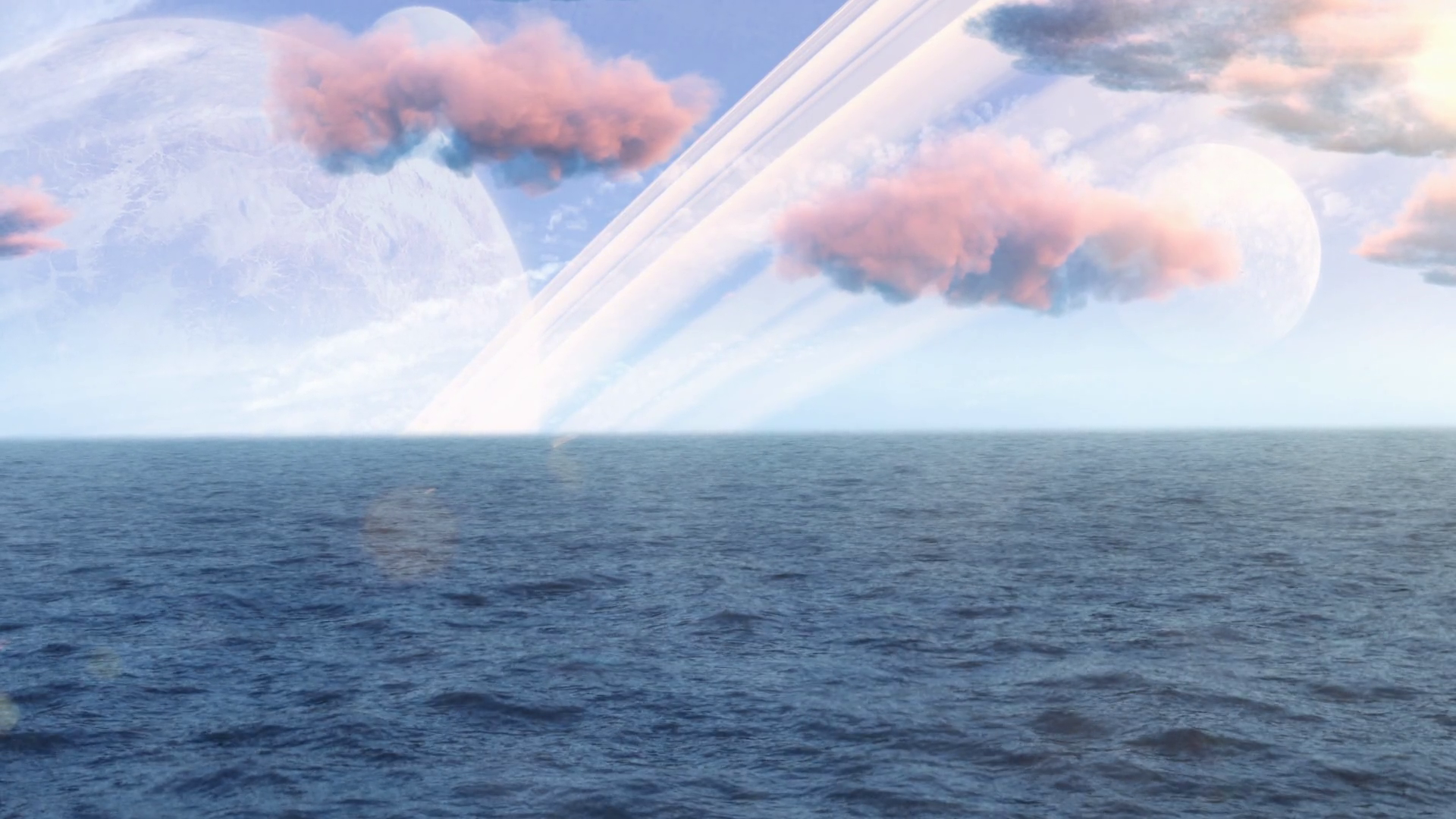 Surface Of Alien World - Ocean Exoplanet Stock Motion Graphics SBV ...