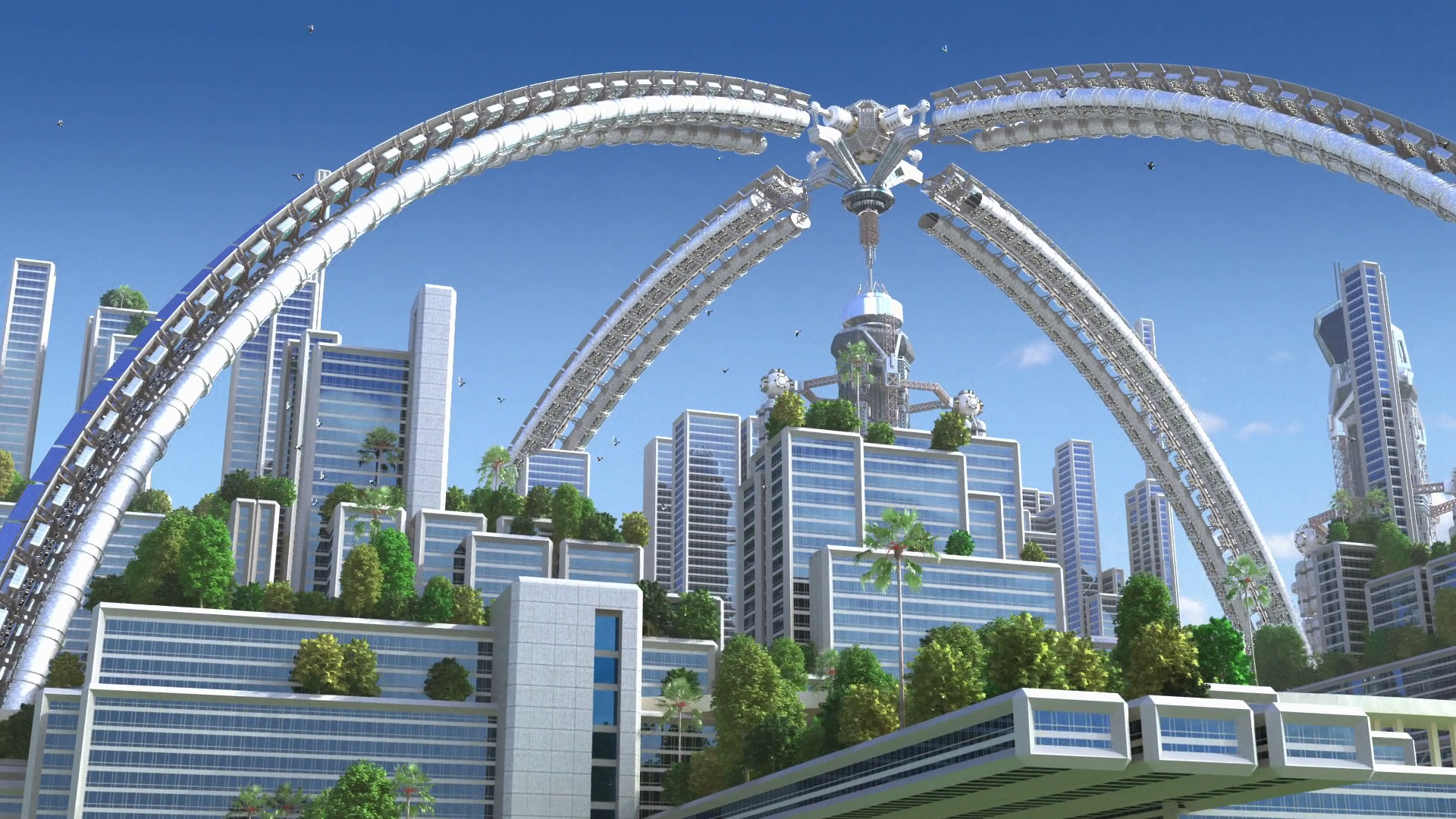 3d Animation Of Futuristic 