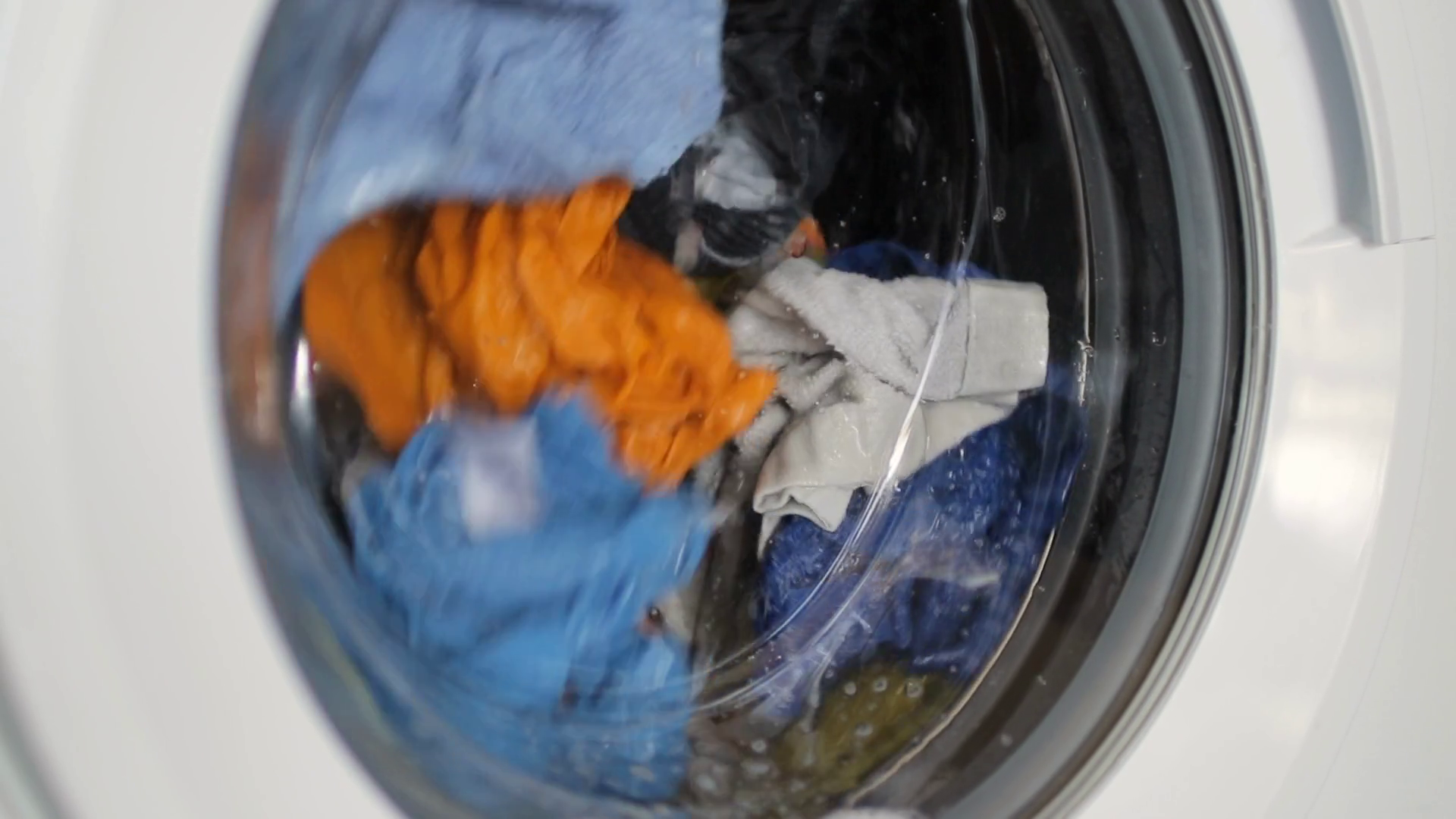 Rotating Washing Machine Drum Spinning Stock Footage SBV-352044694 ...