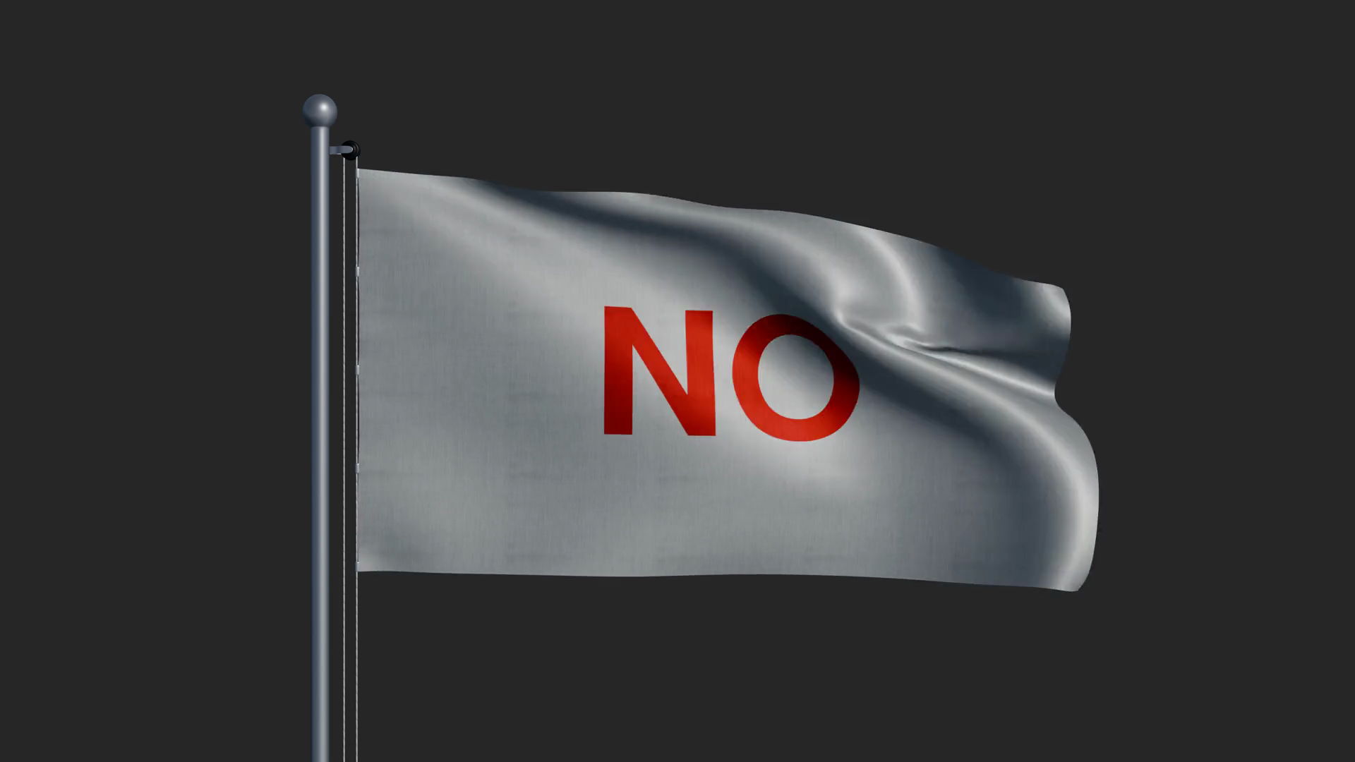 Front View Of Flag With Word Waving On Stock Motion Graphics SBV ...